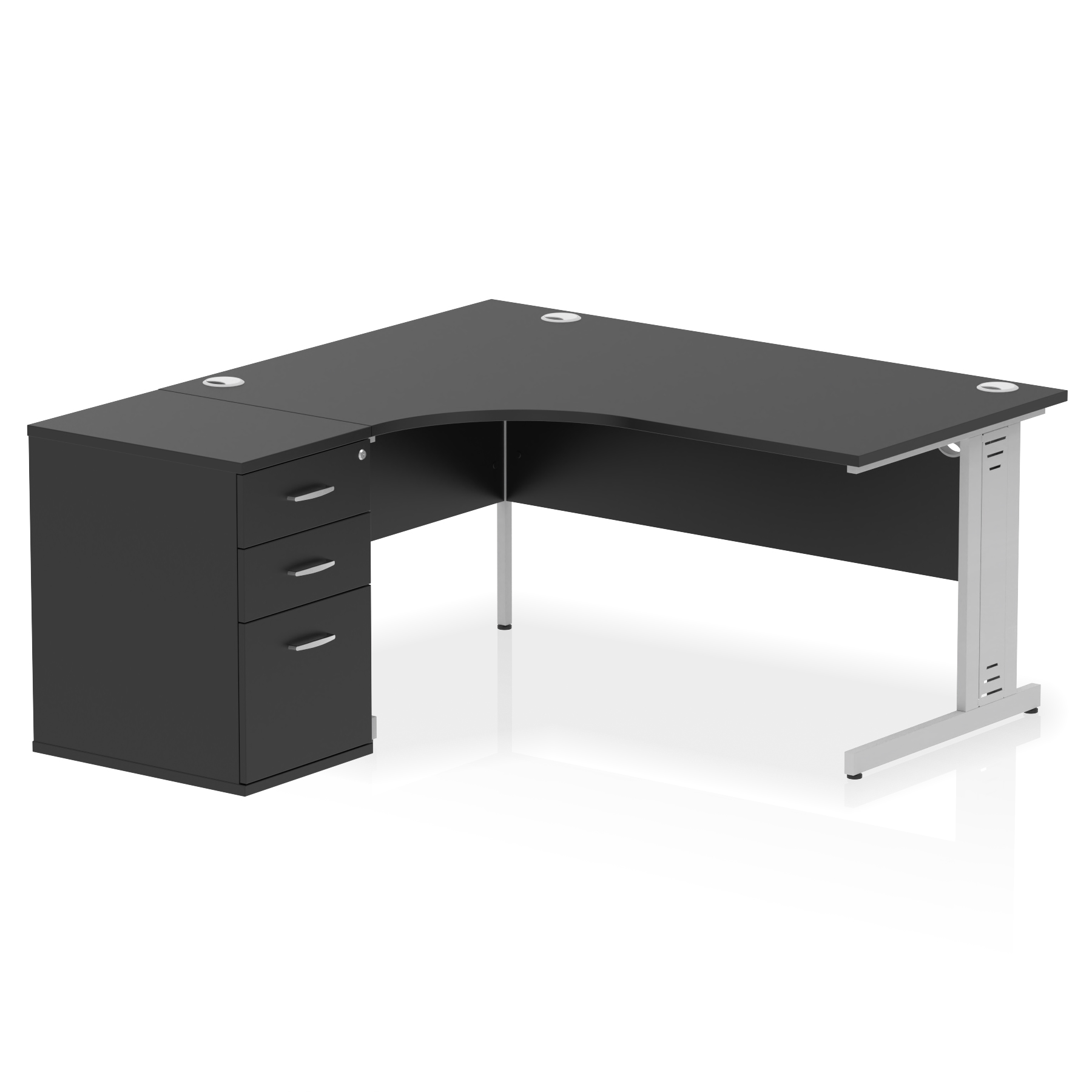 Black / Silver Frame