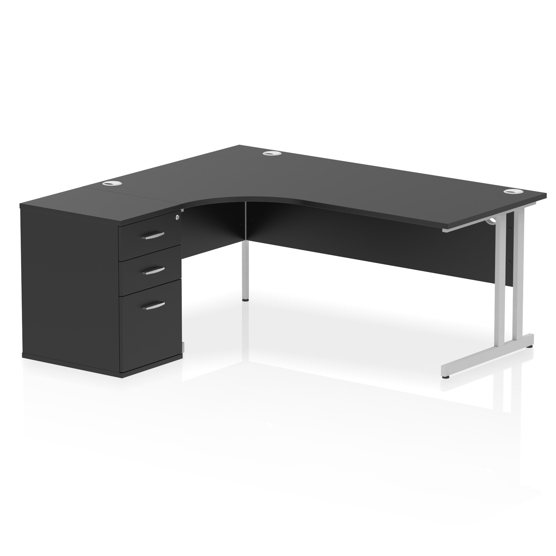 Black / Silver Frame