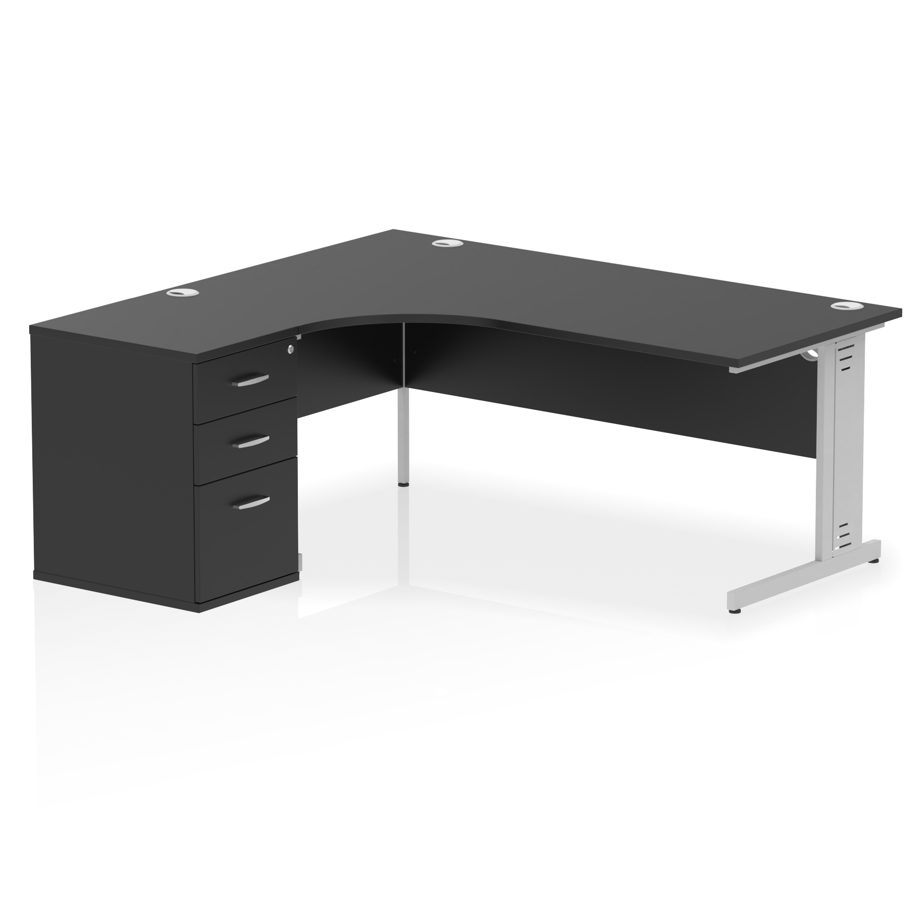 Black / Silver Frame