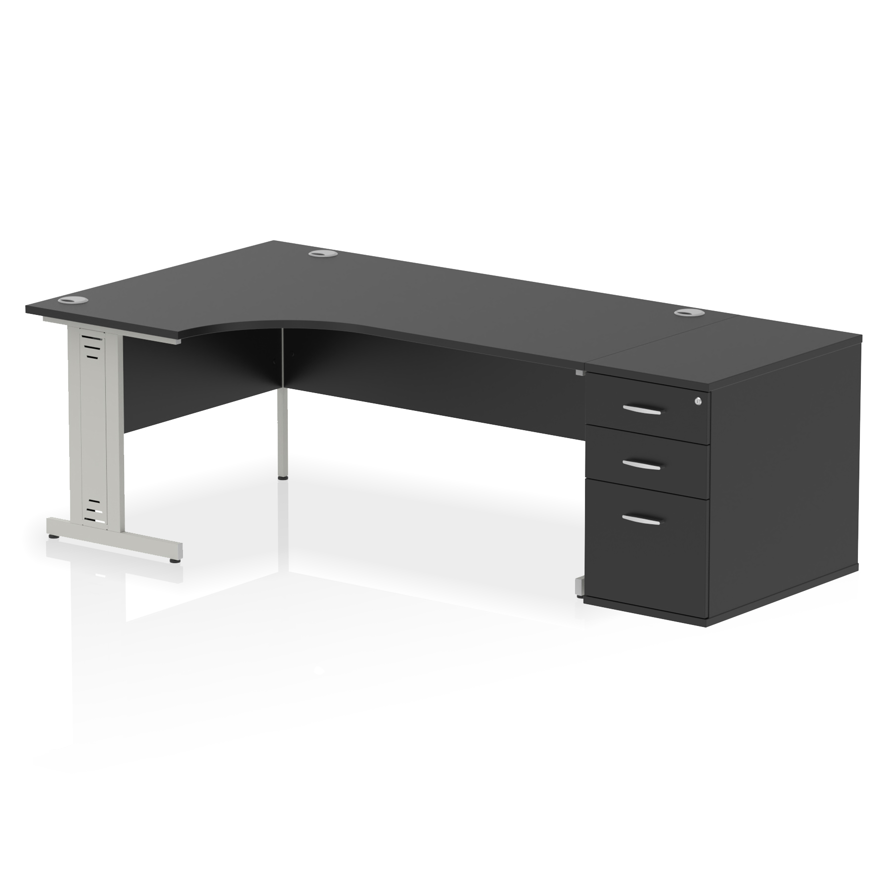 Black / Silver Frame