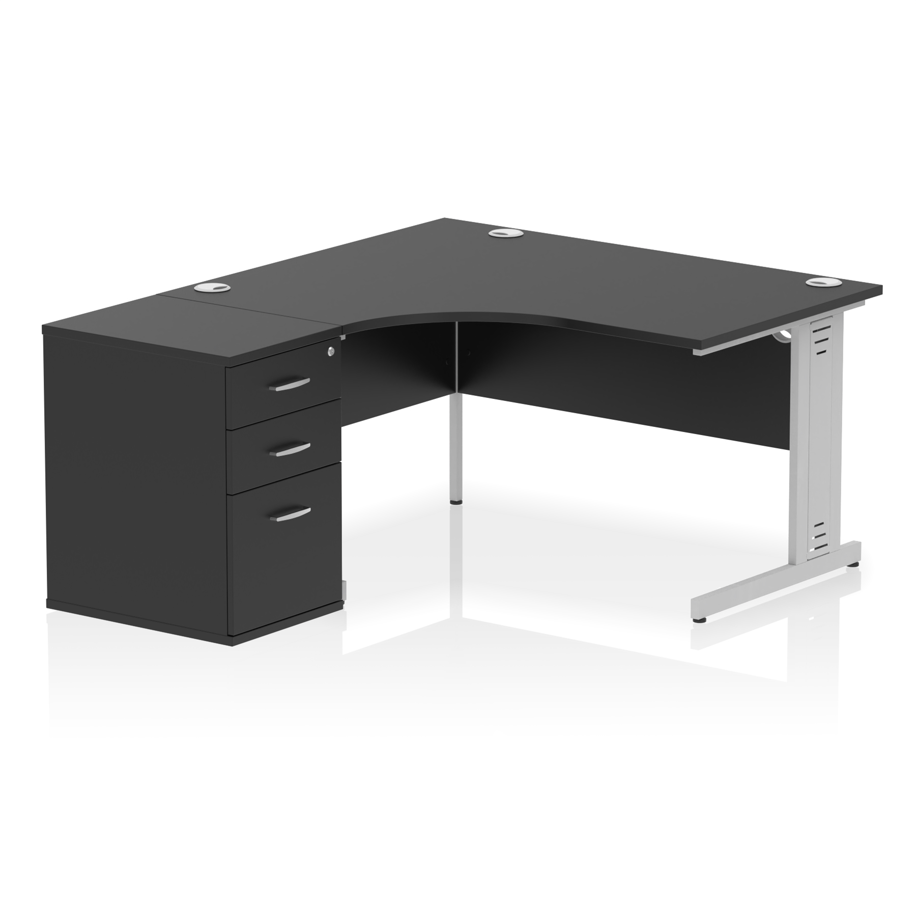 Black / Silver Frame