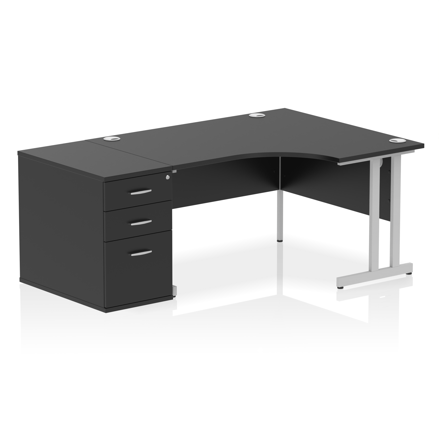 Black / Silver Frame