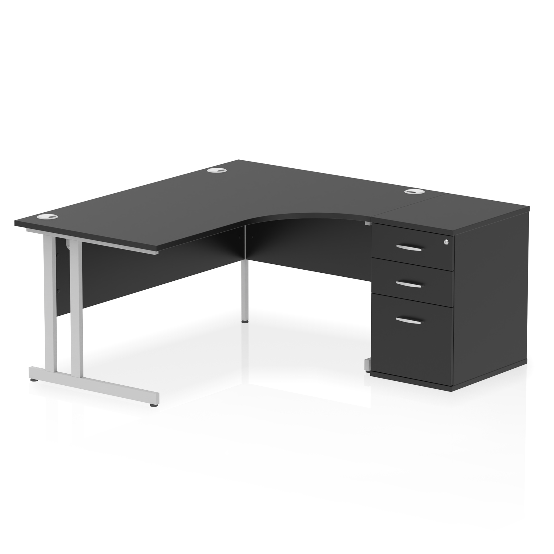Black / Silver Frame