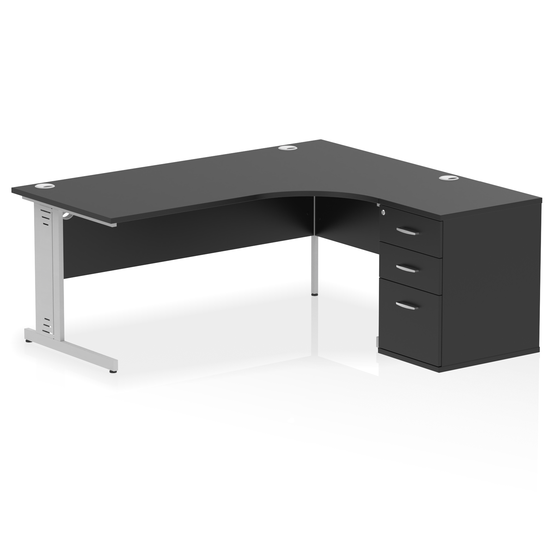 Black / Silver Frame