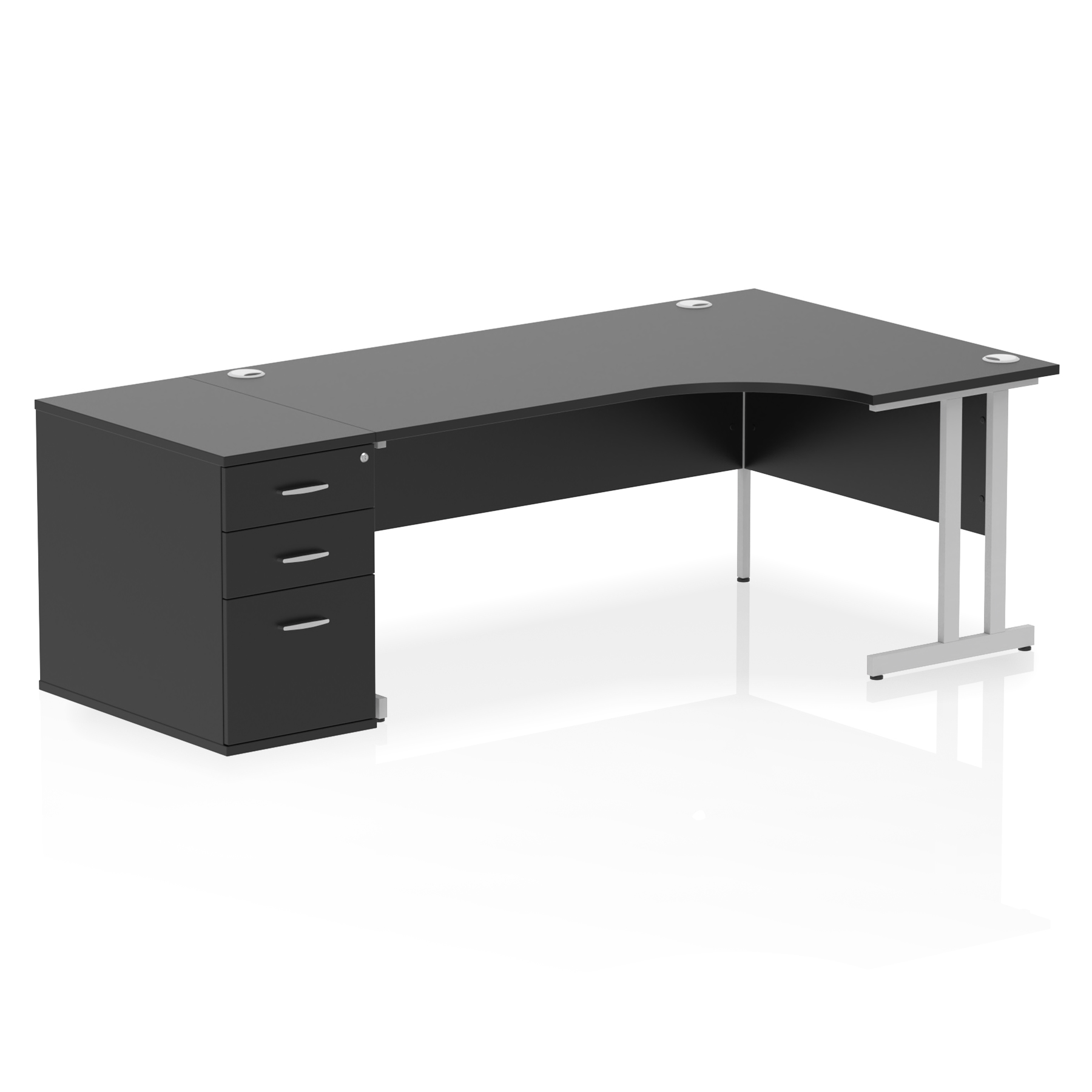 Black / Silver Frame