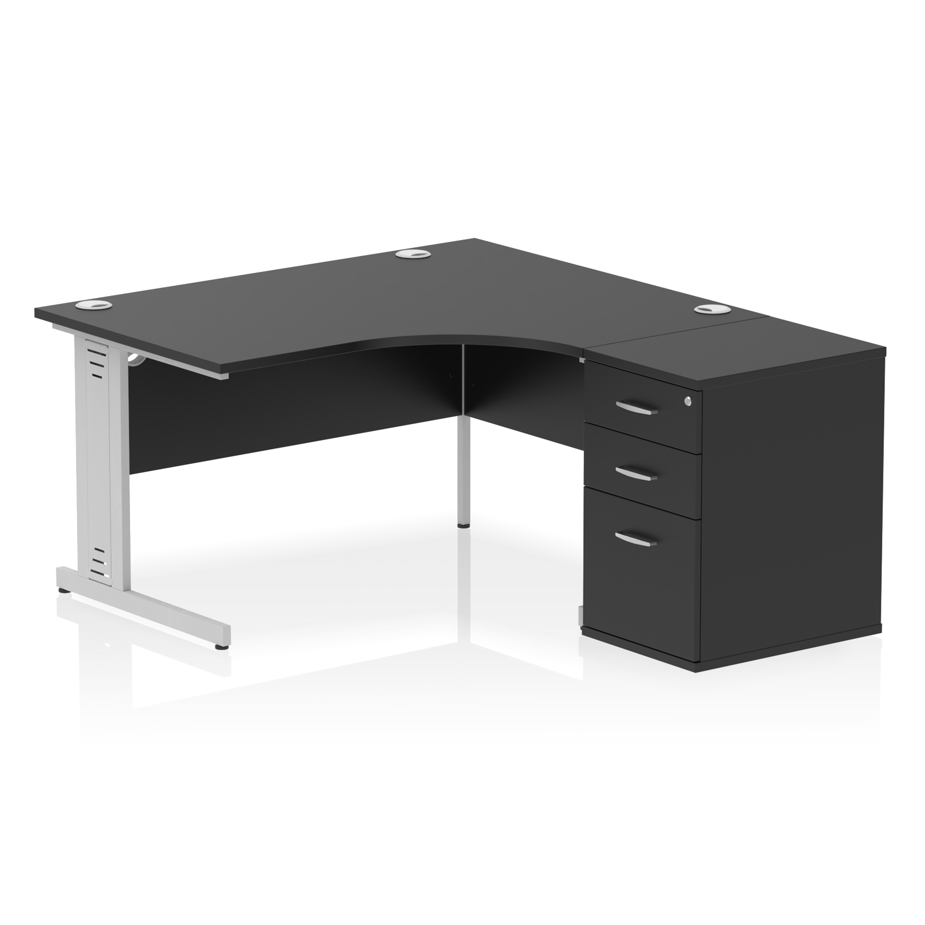 Black / Silver Frame