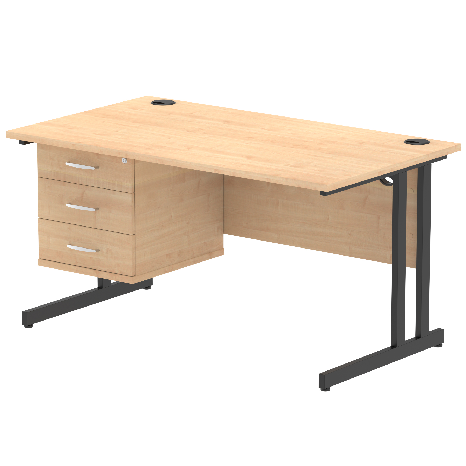 Maple / Black Frame