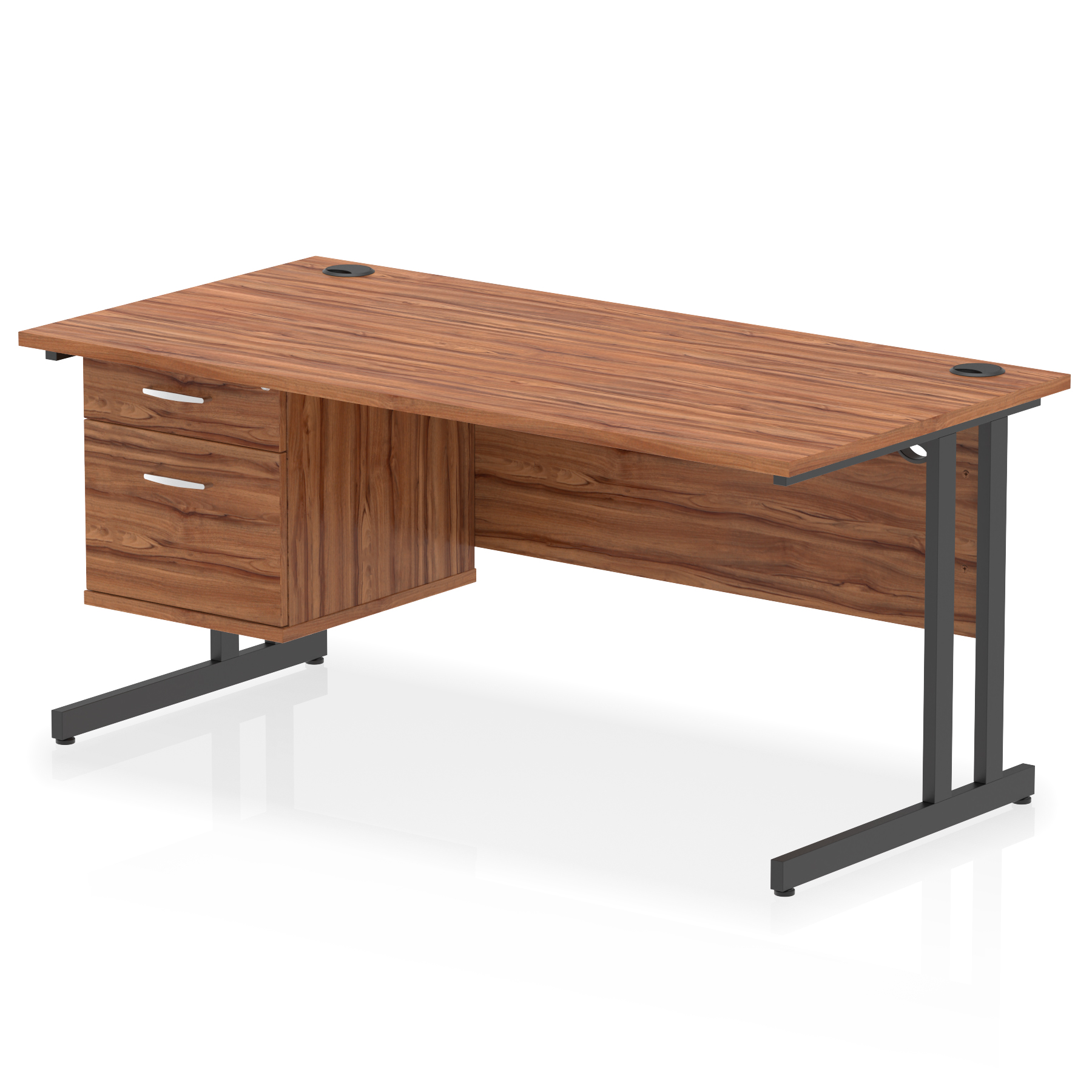 Walnut / Black Frame