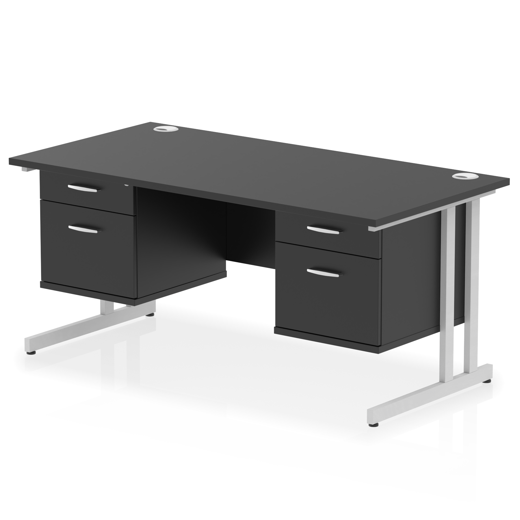 Black / Silver Frame