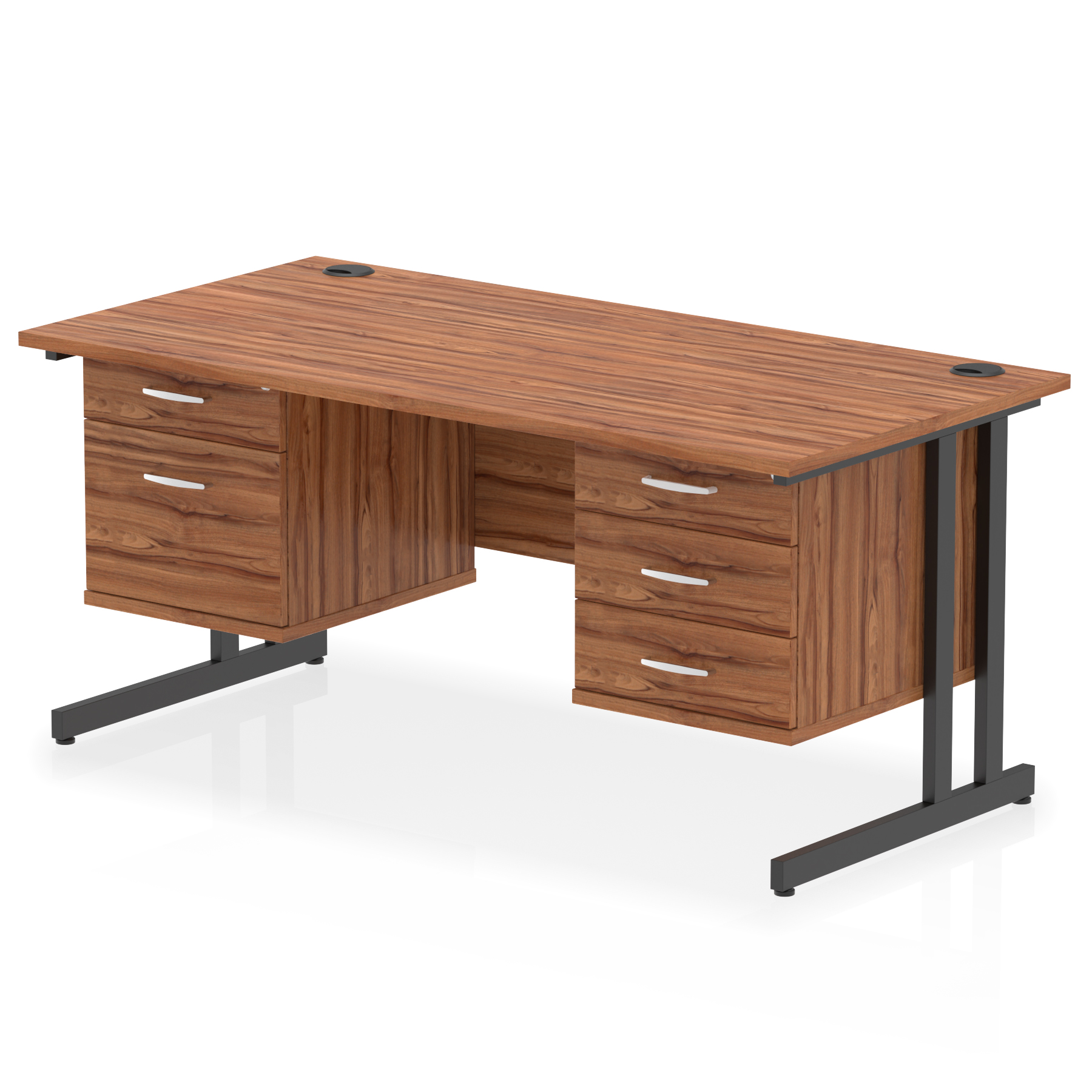 Walnut / Black Frame