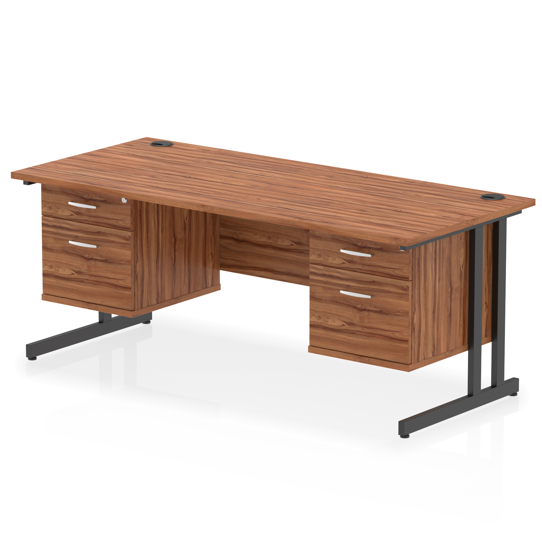 Walnut / Black Frame