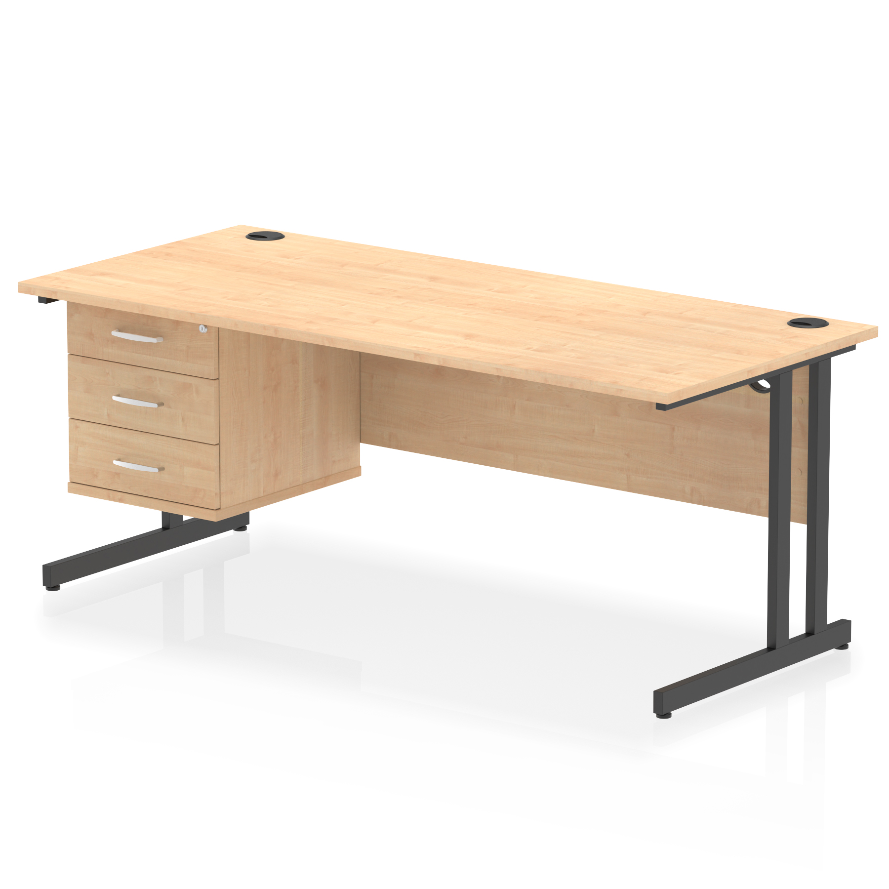 Maple / Black Frame