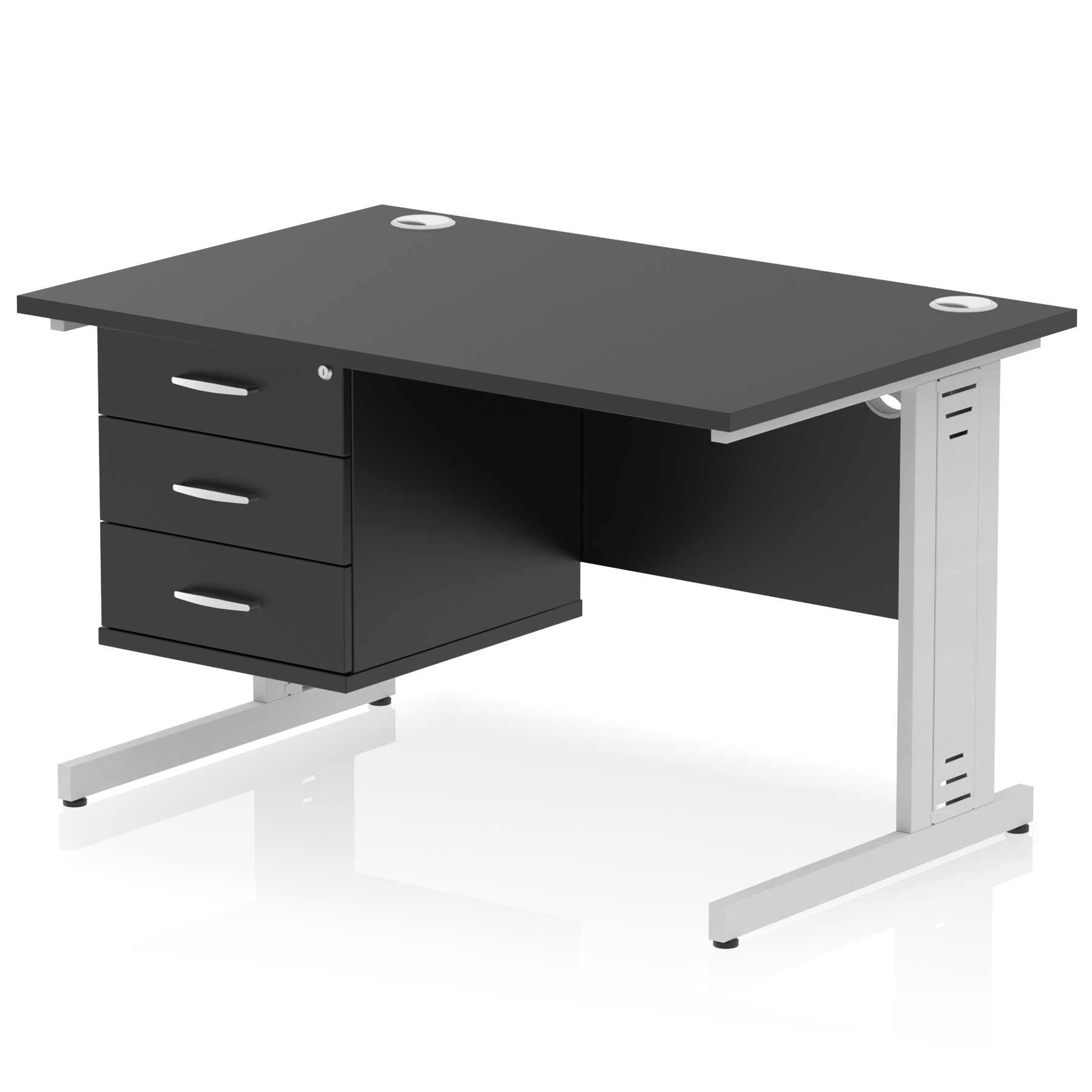 Black / Silver Frame
