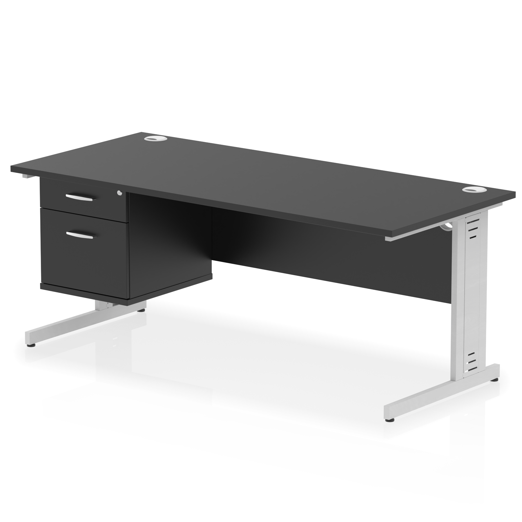 Black / Silver Frame