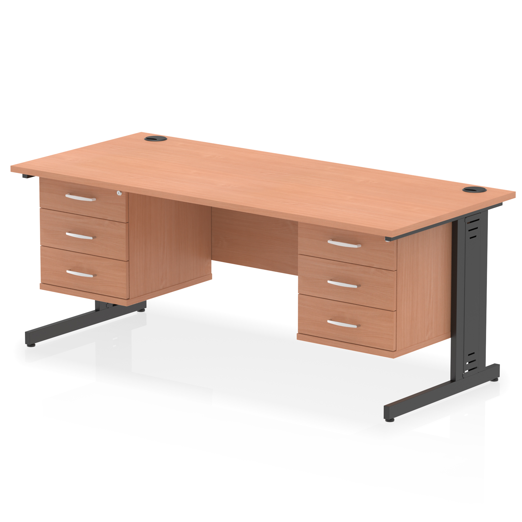 Beech / Black Frame