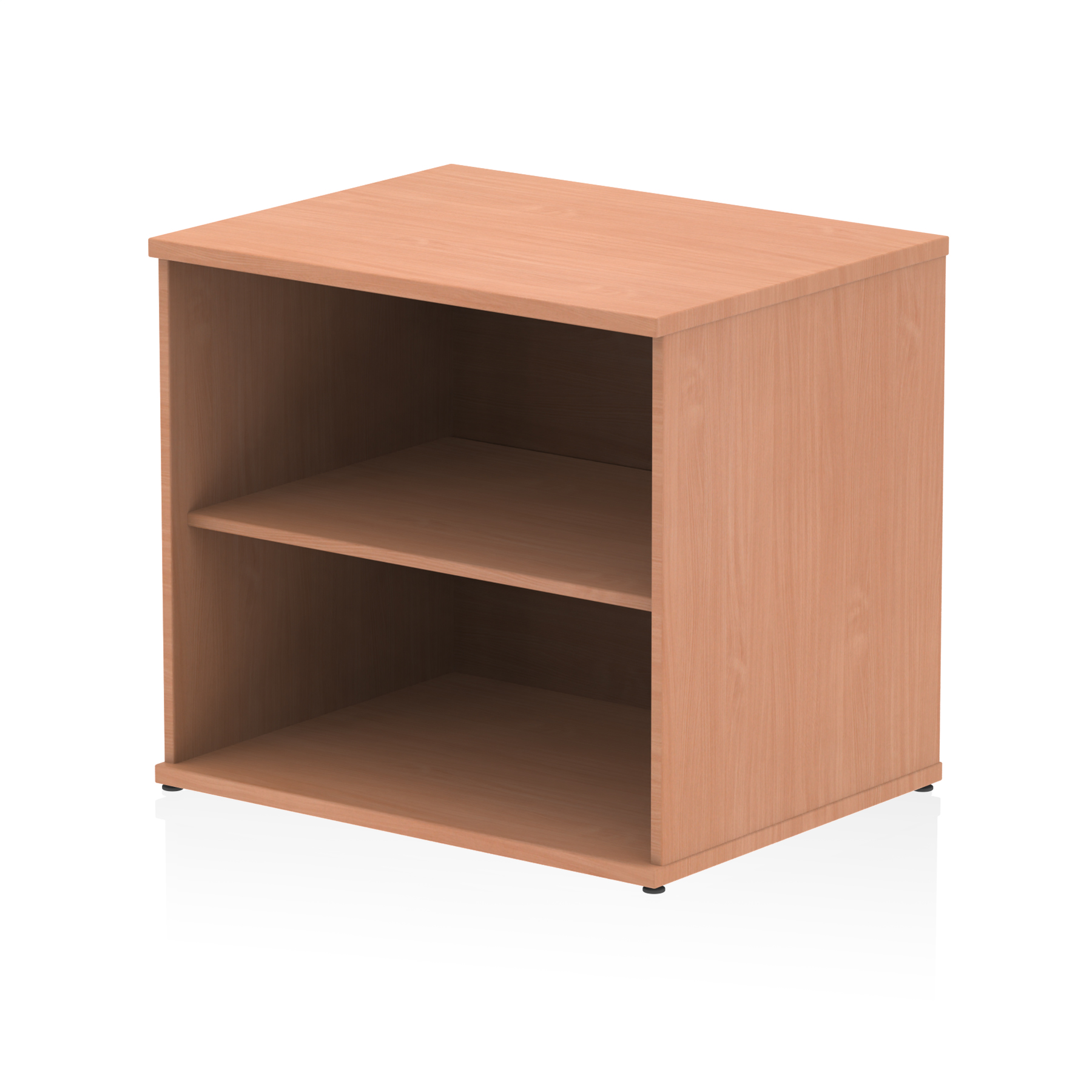 Impulse Desk High Bookcase — Beech