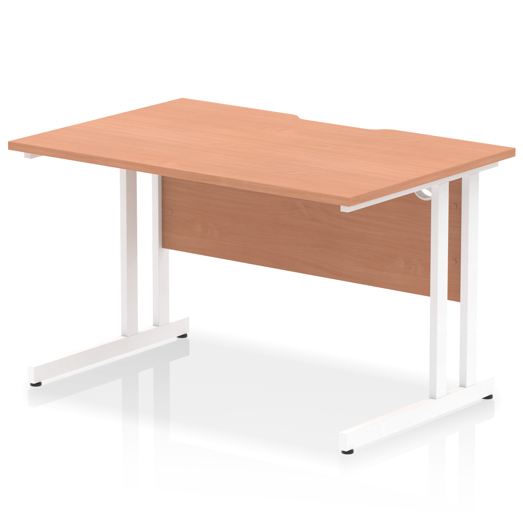 Beech / White Frame