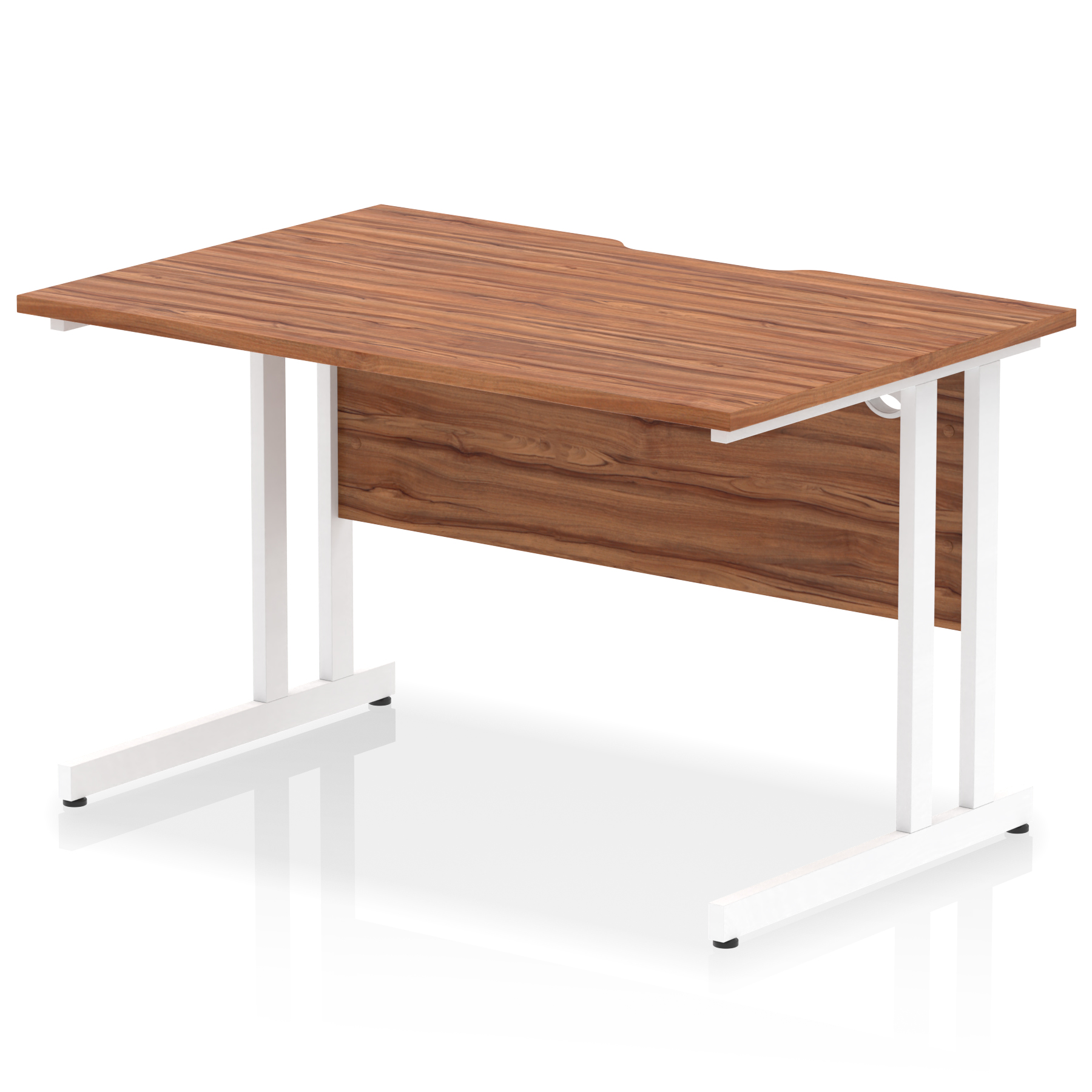 Walnut / White Frame