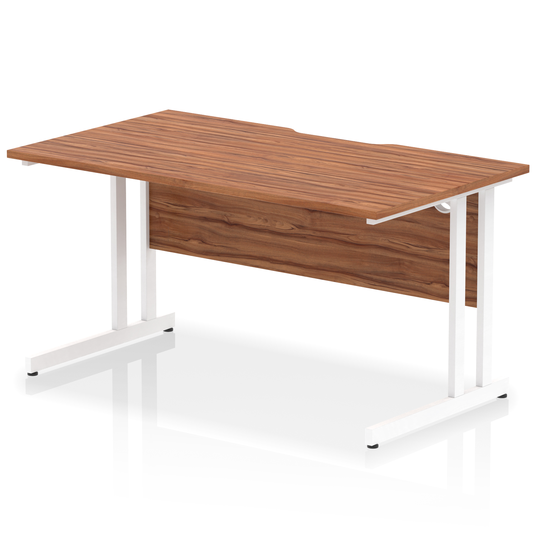 Walnut / White Frame