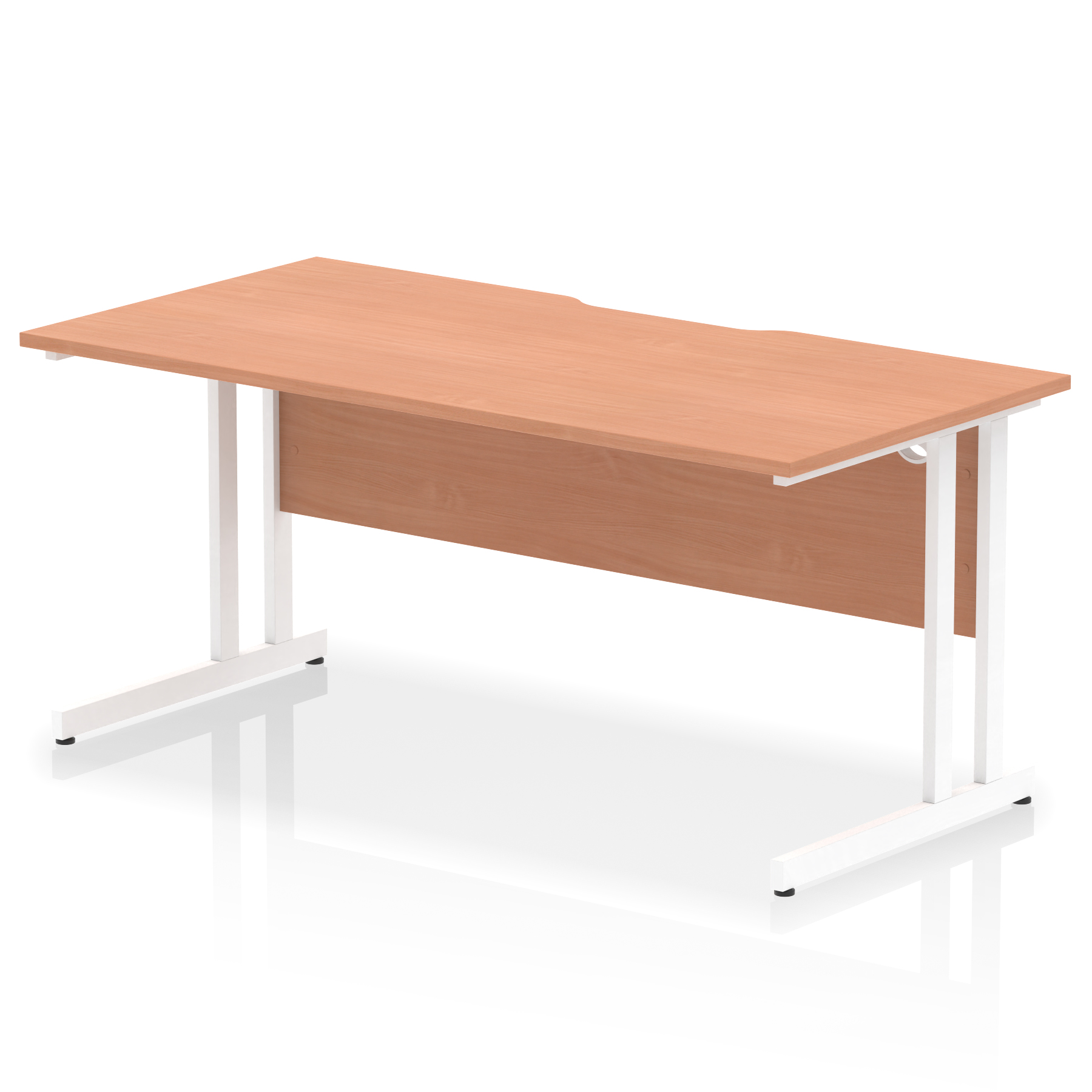 Beech / White Frame