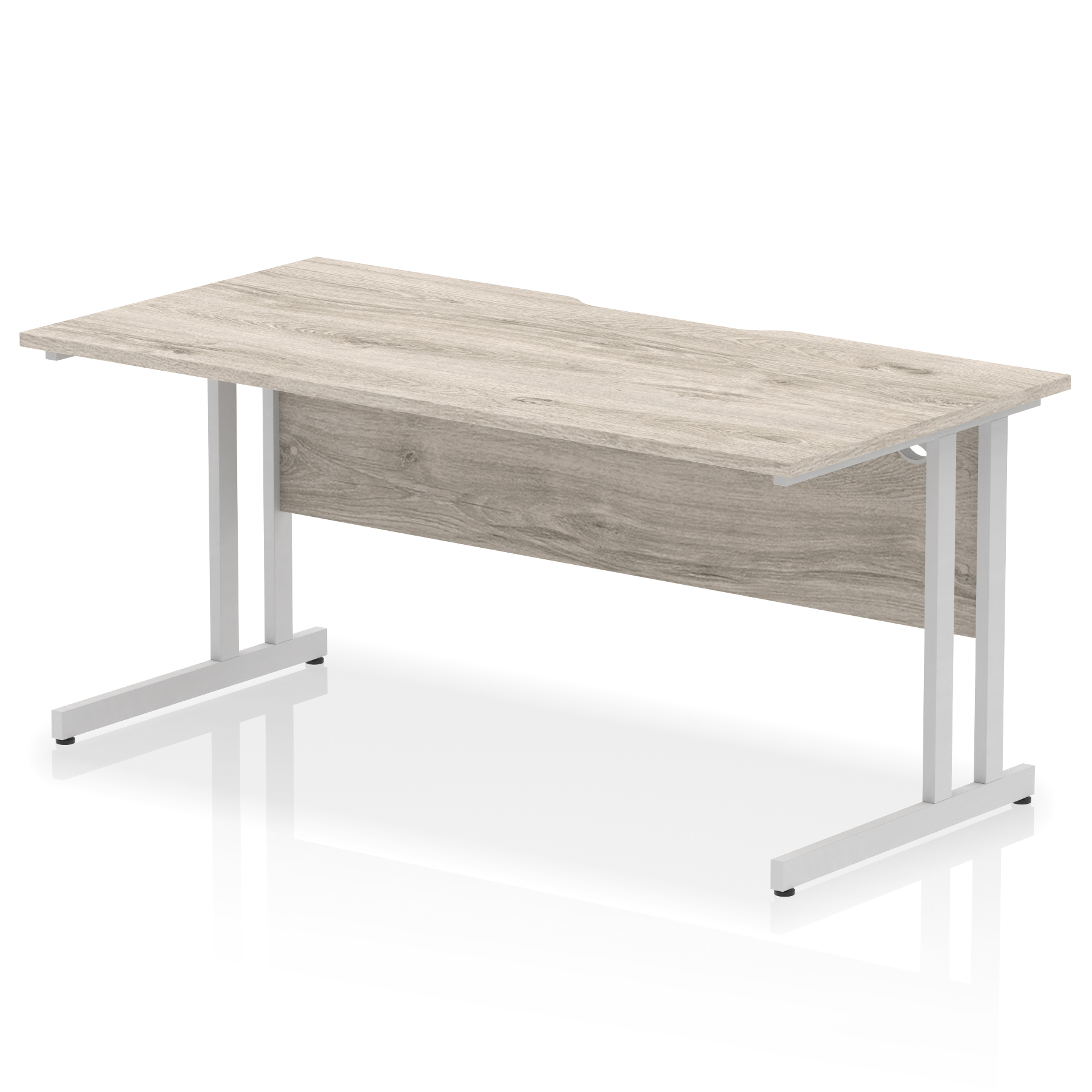 Grey Oak / Silver Frame