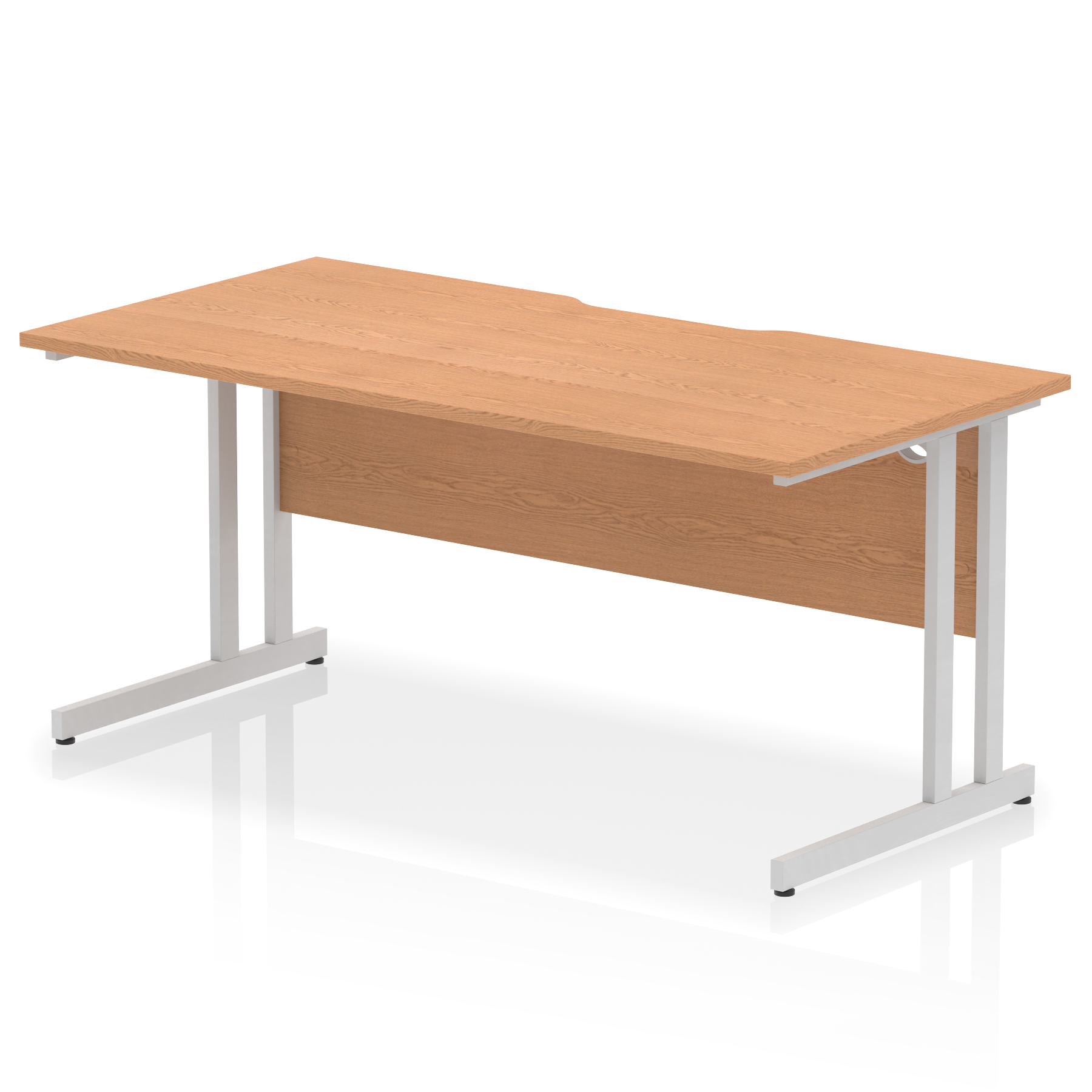 Oak / Silver Frame