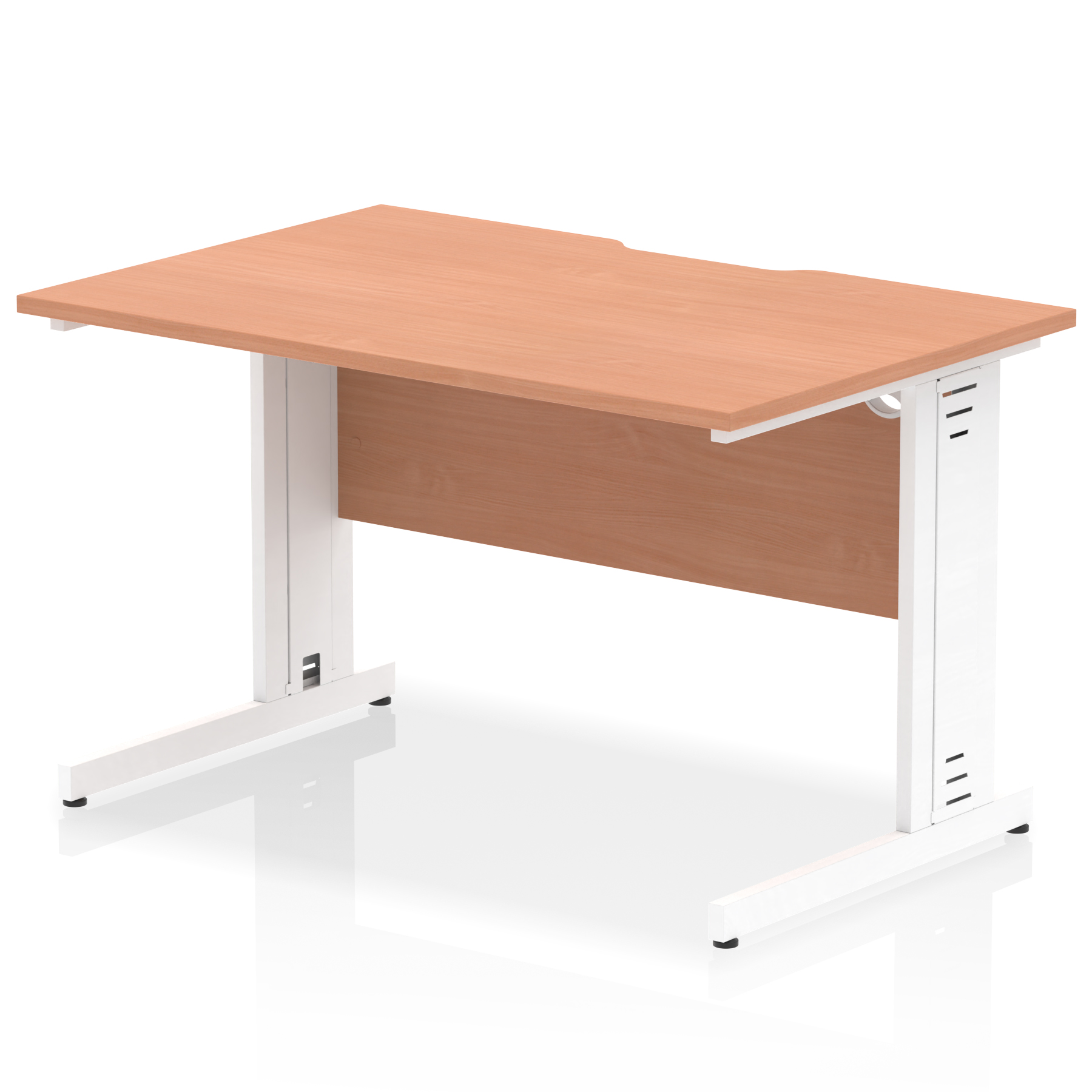 Beech / White Frame