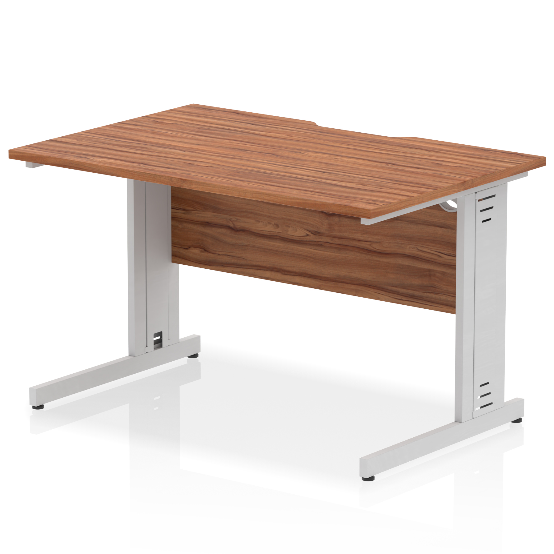 Walnut / Silver Frame