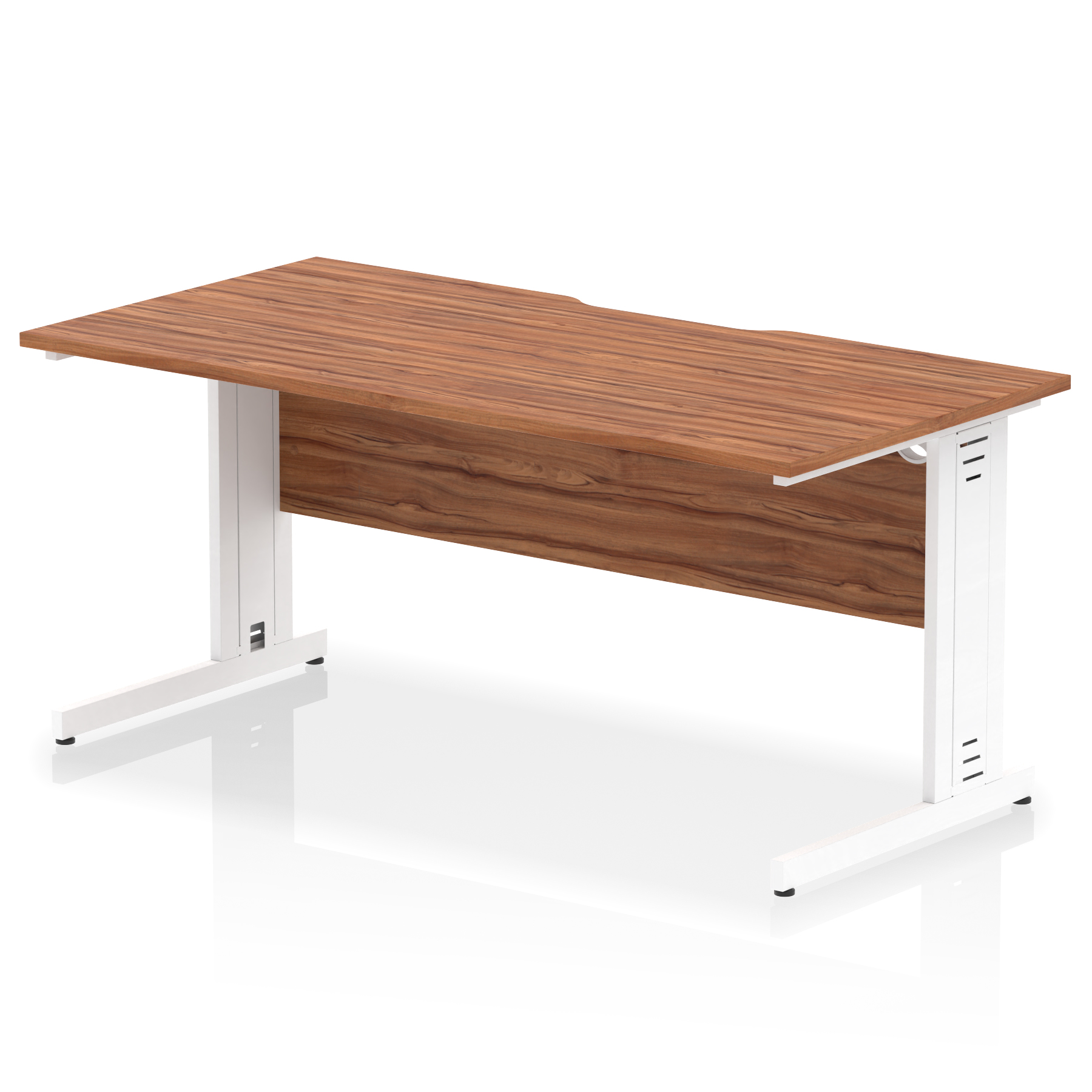 Walnut / White Frame
