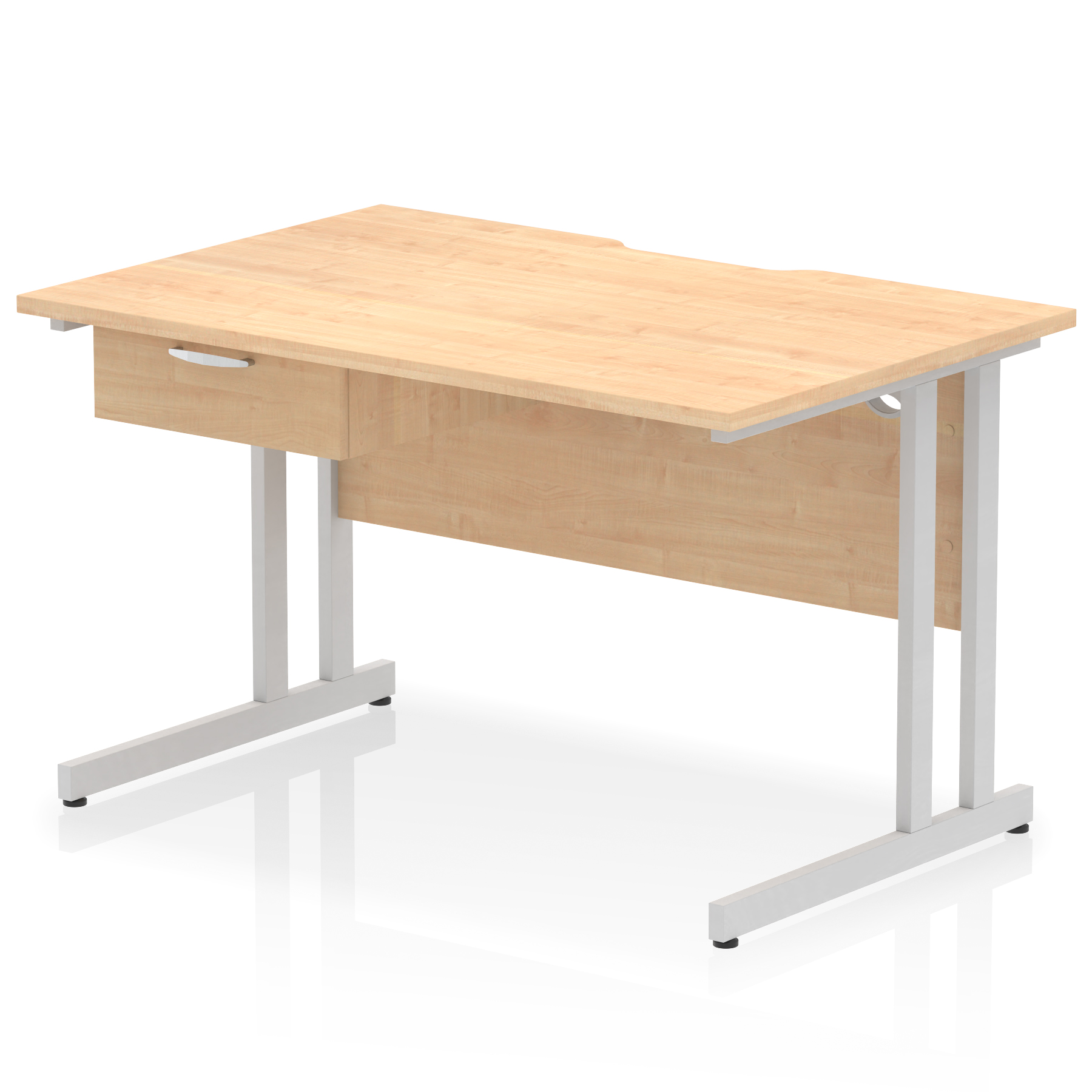 Maple / Silver Frame