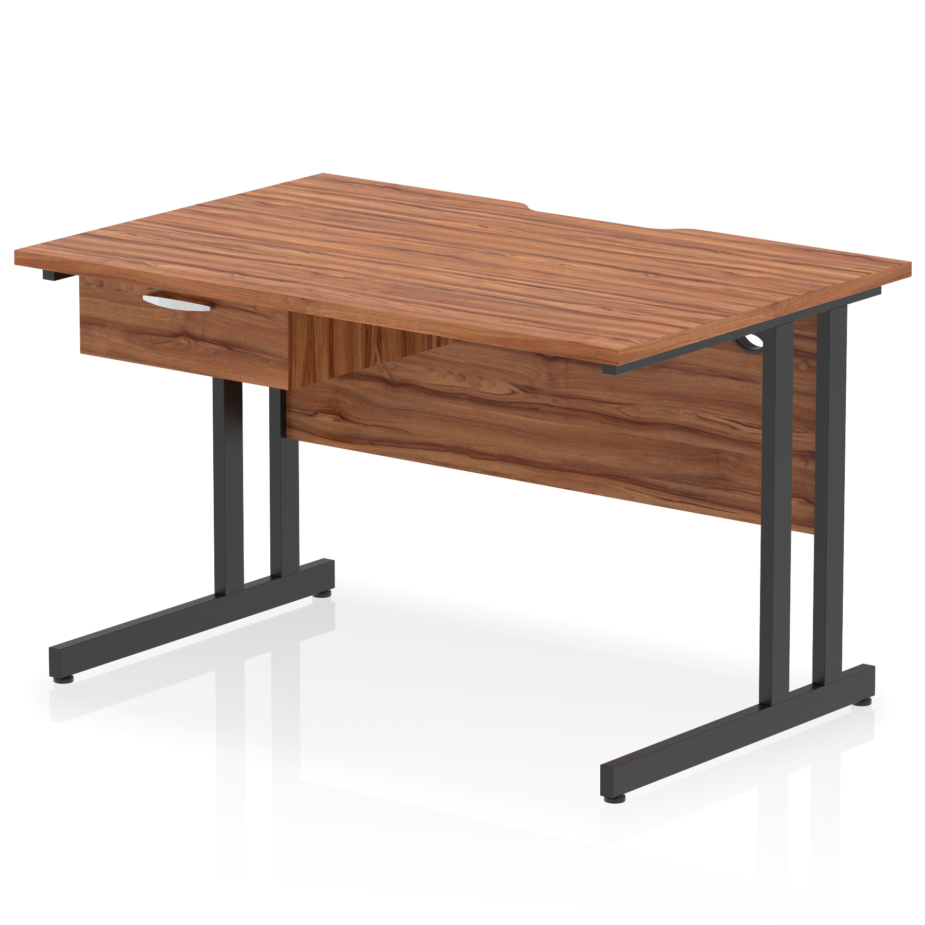 Walnut / Black Frame