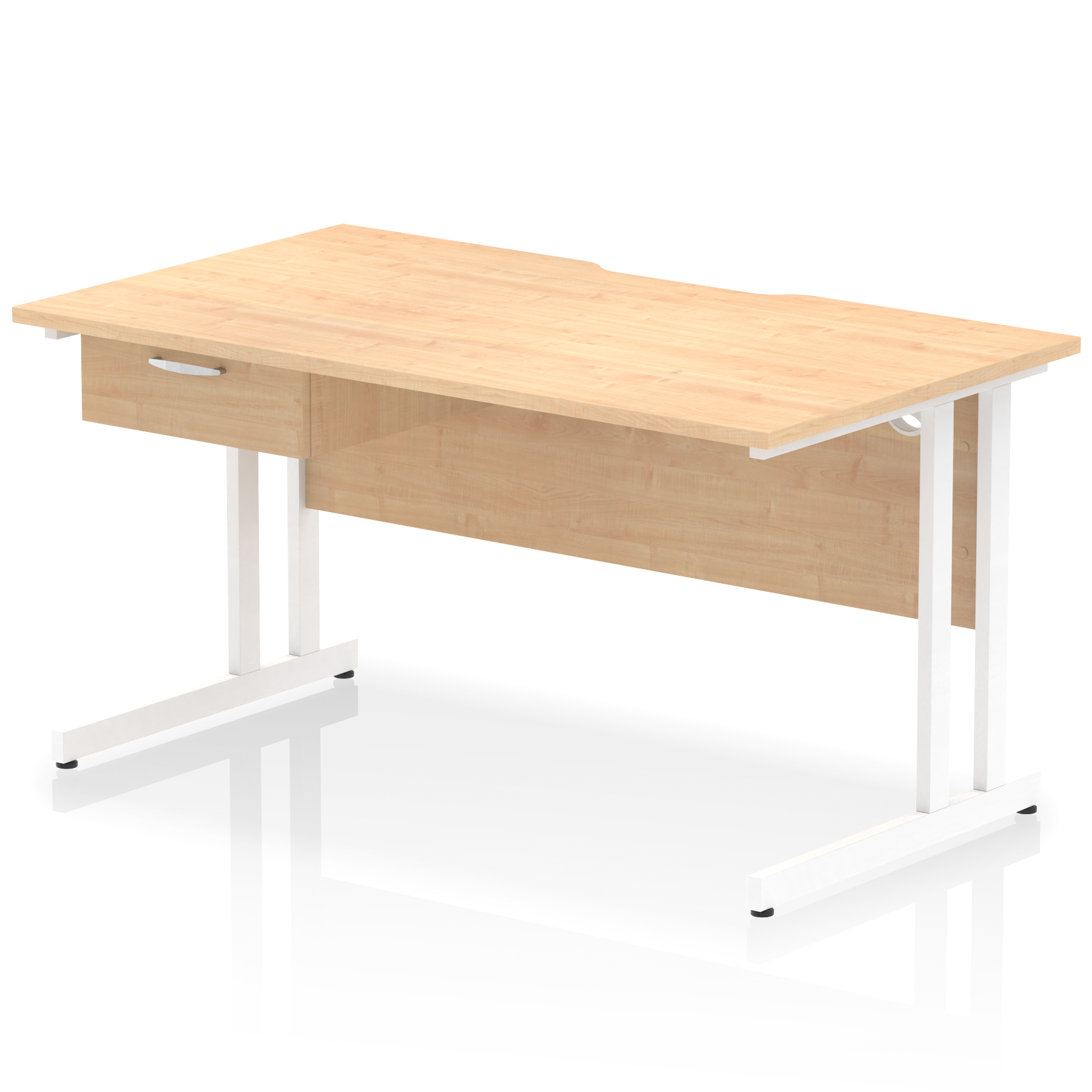 Maple / White Frame