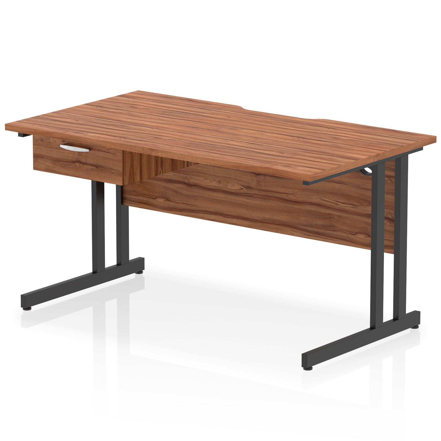 Walnut / Black Frame