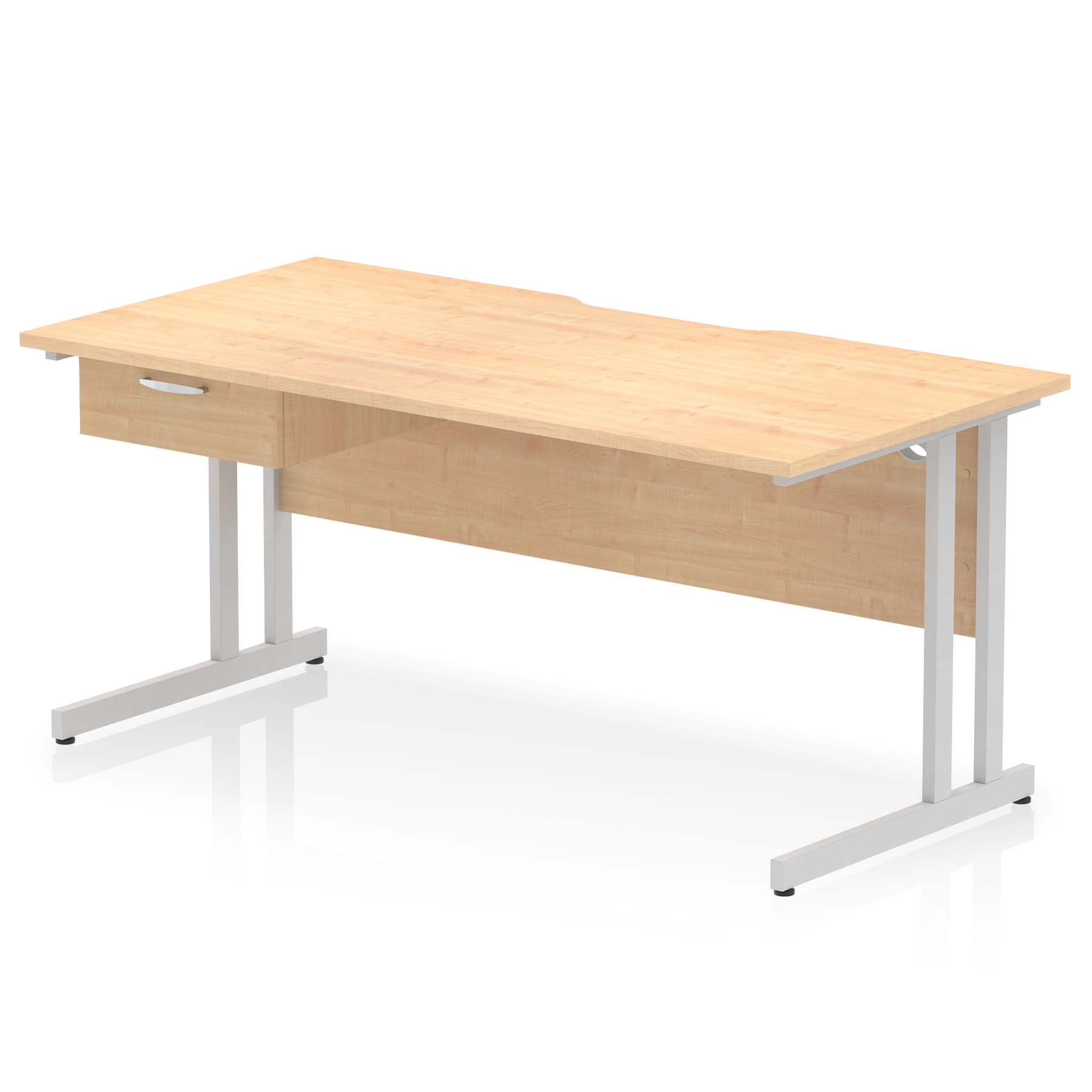 Maple / Silver Frame