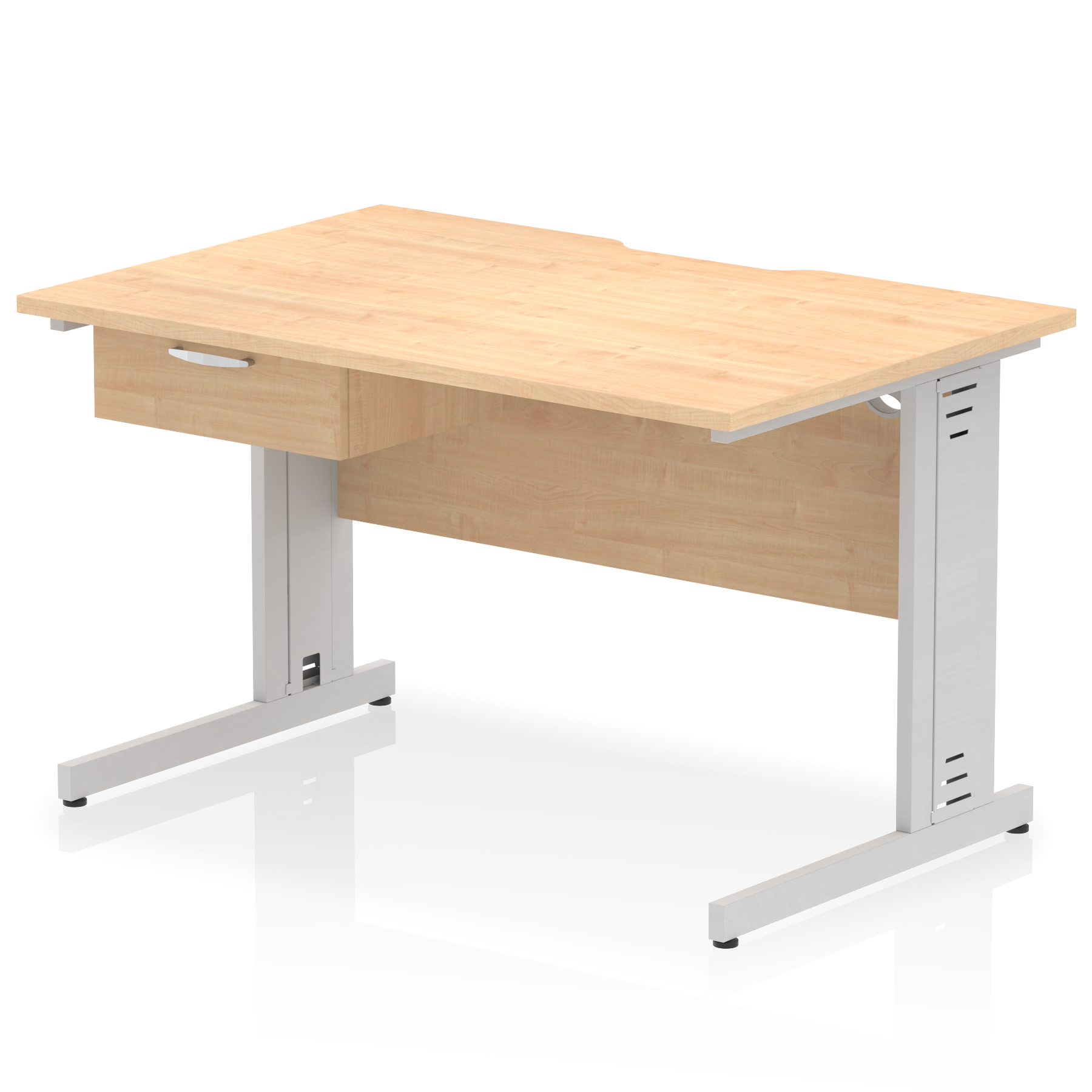 Maple / Silver Frame