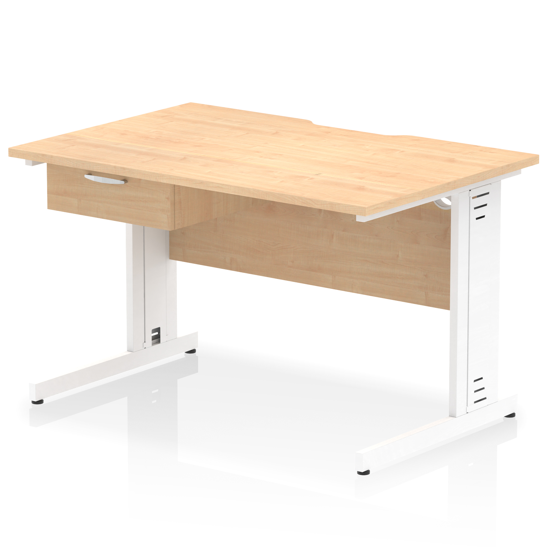 Maple / White Frame