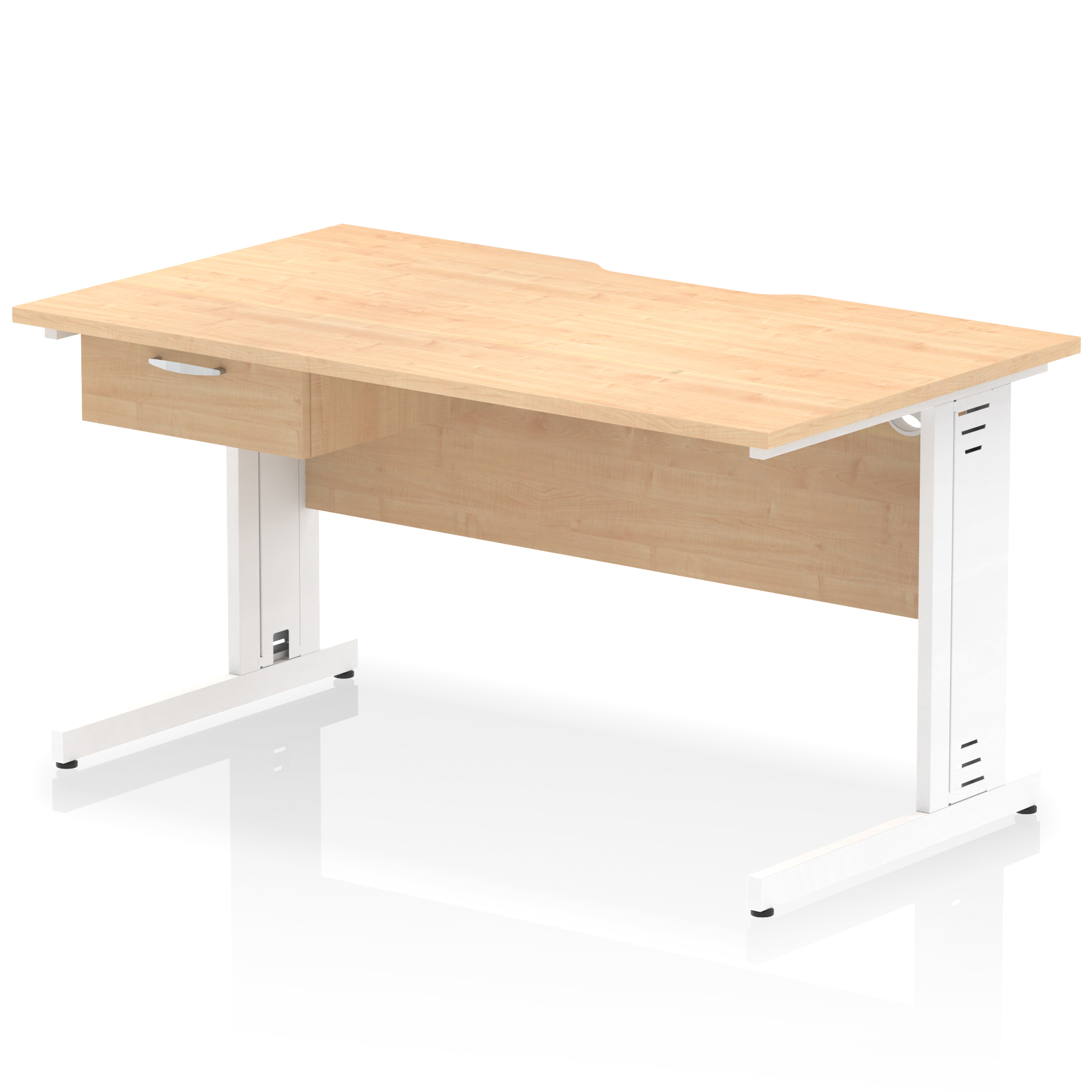 Maple / White Frame