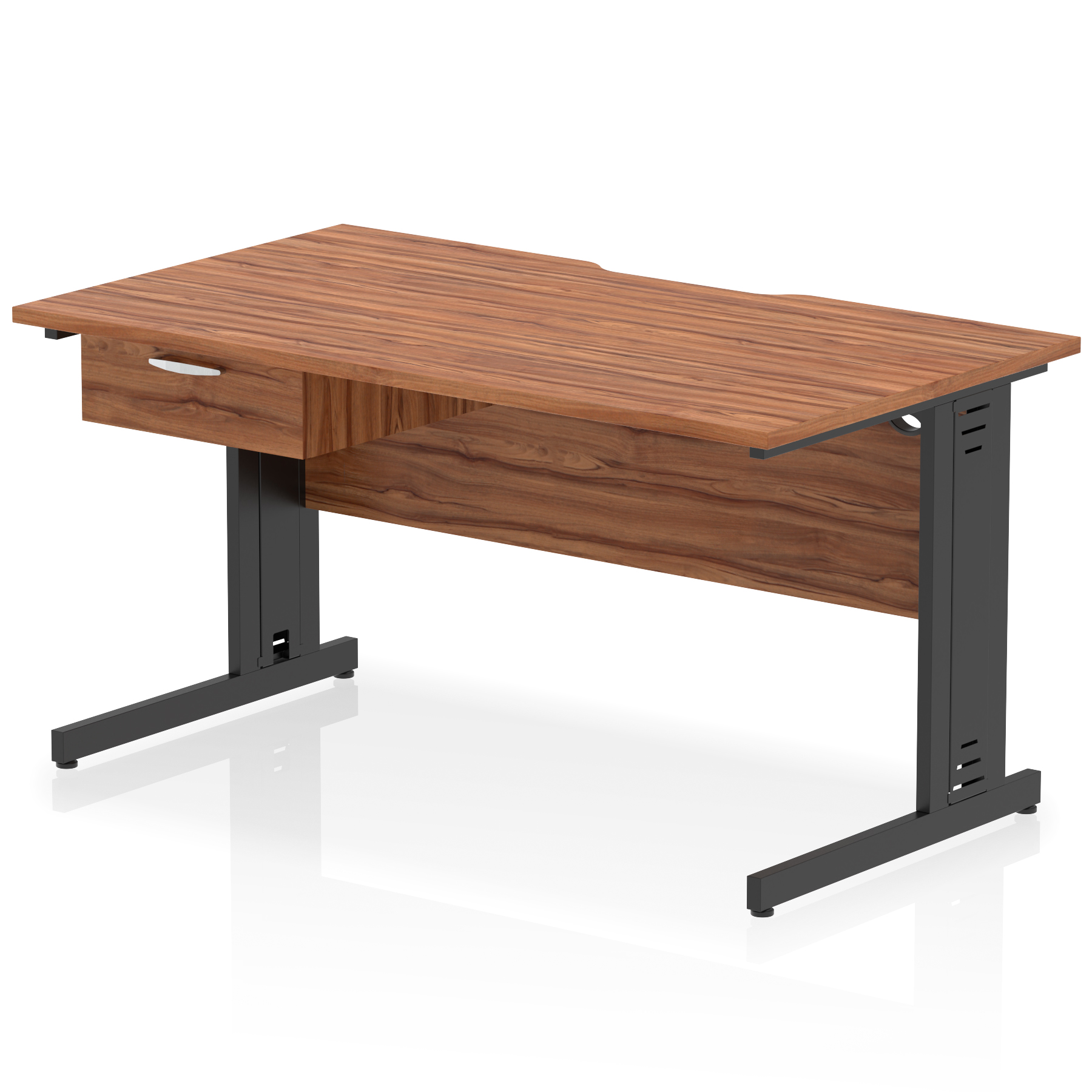 Walnut / Black Frame