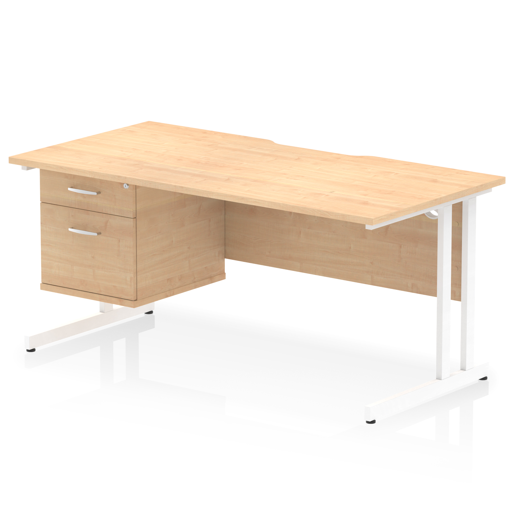 Maple / White Frame