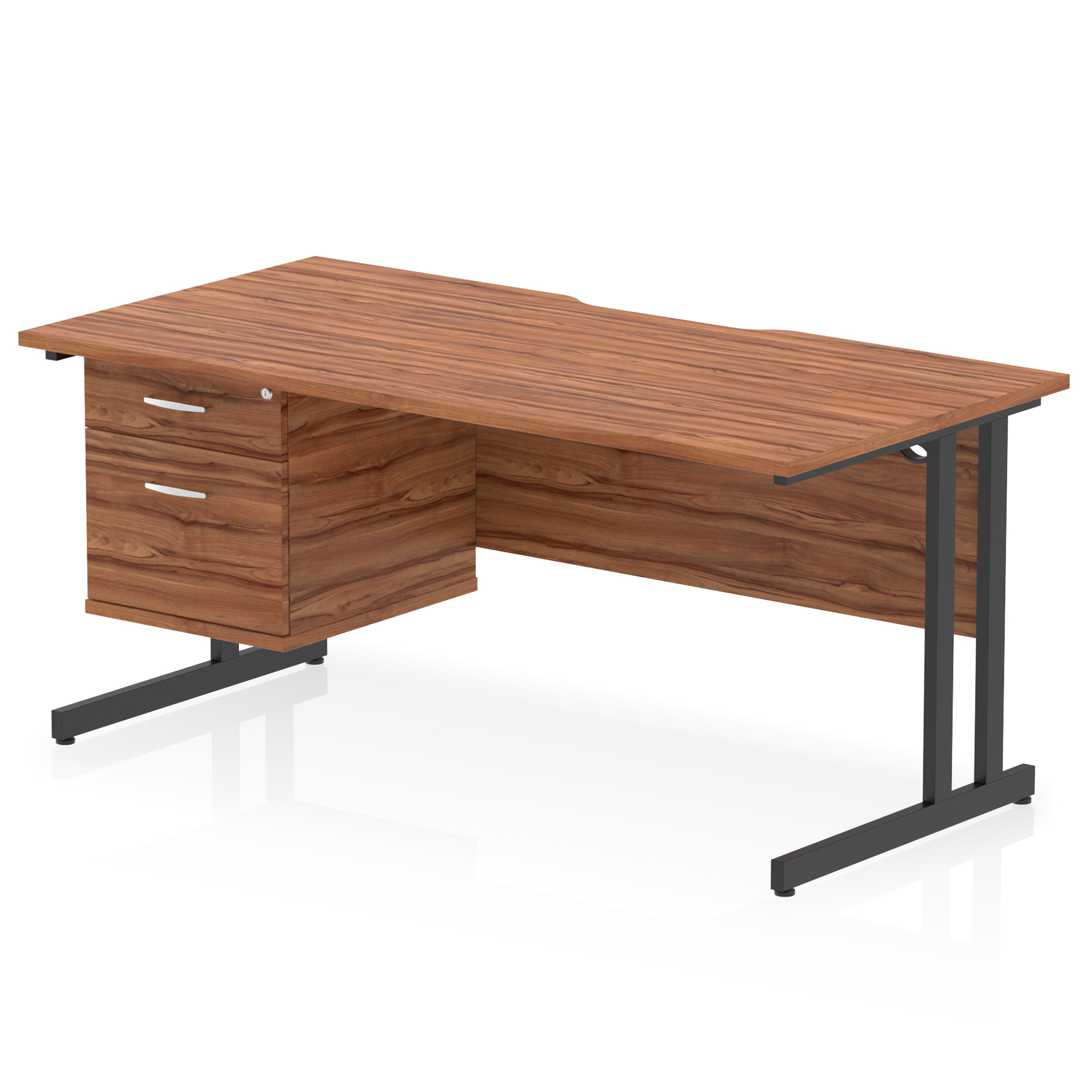 Walnut / Black Frame