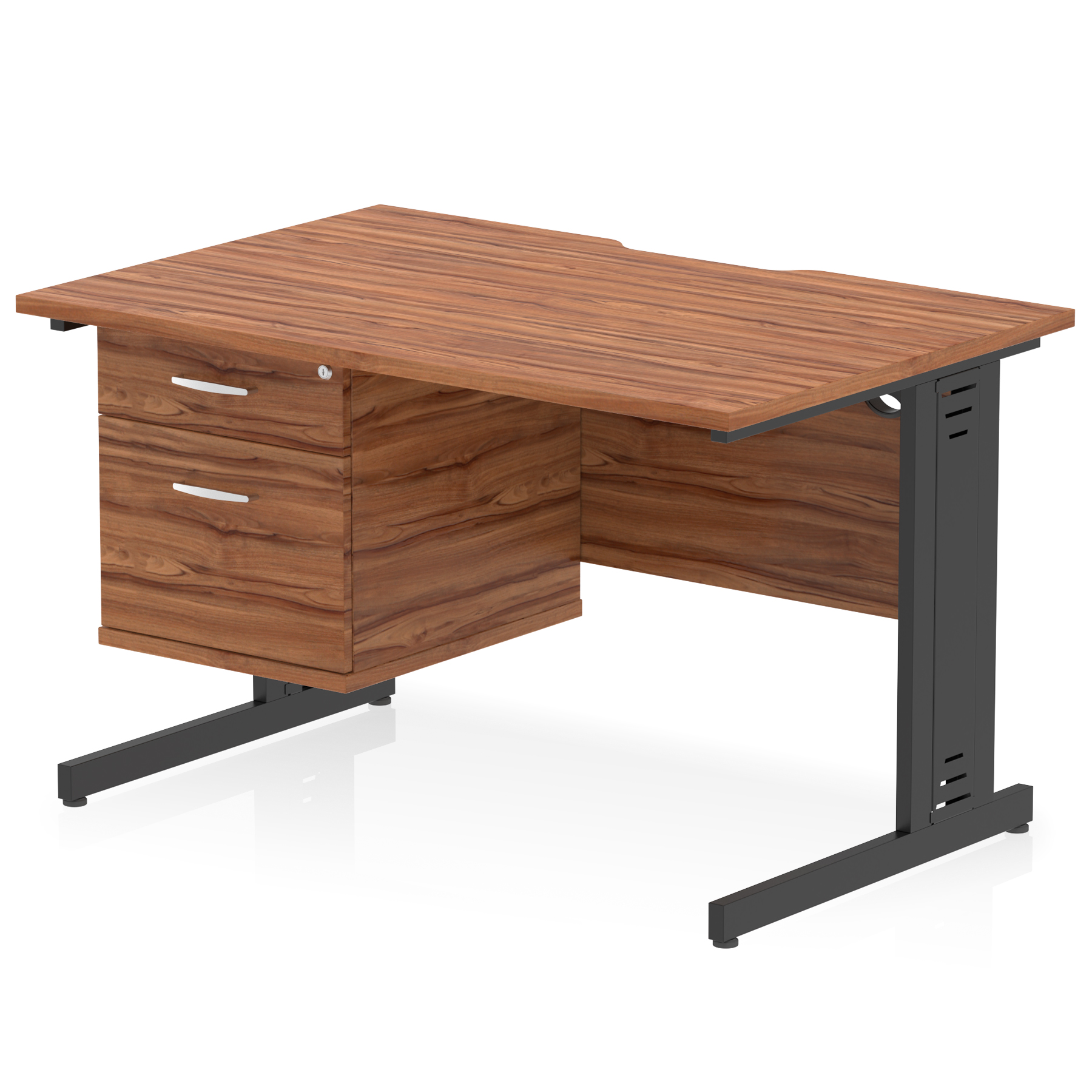 Walnut / Black Frame