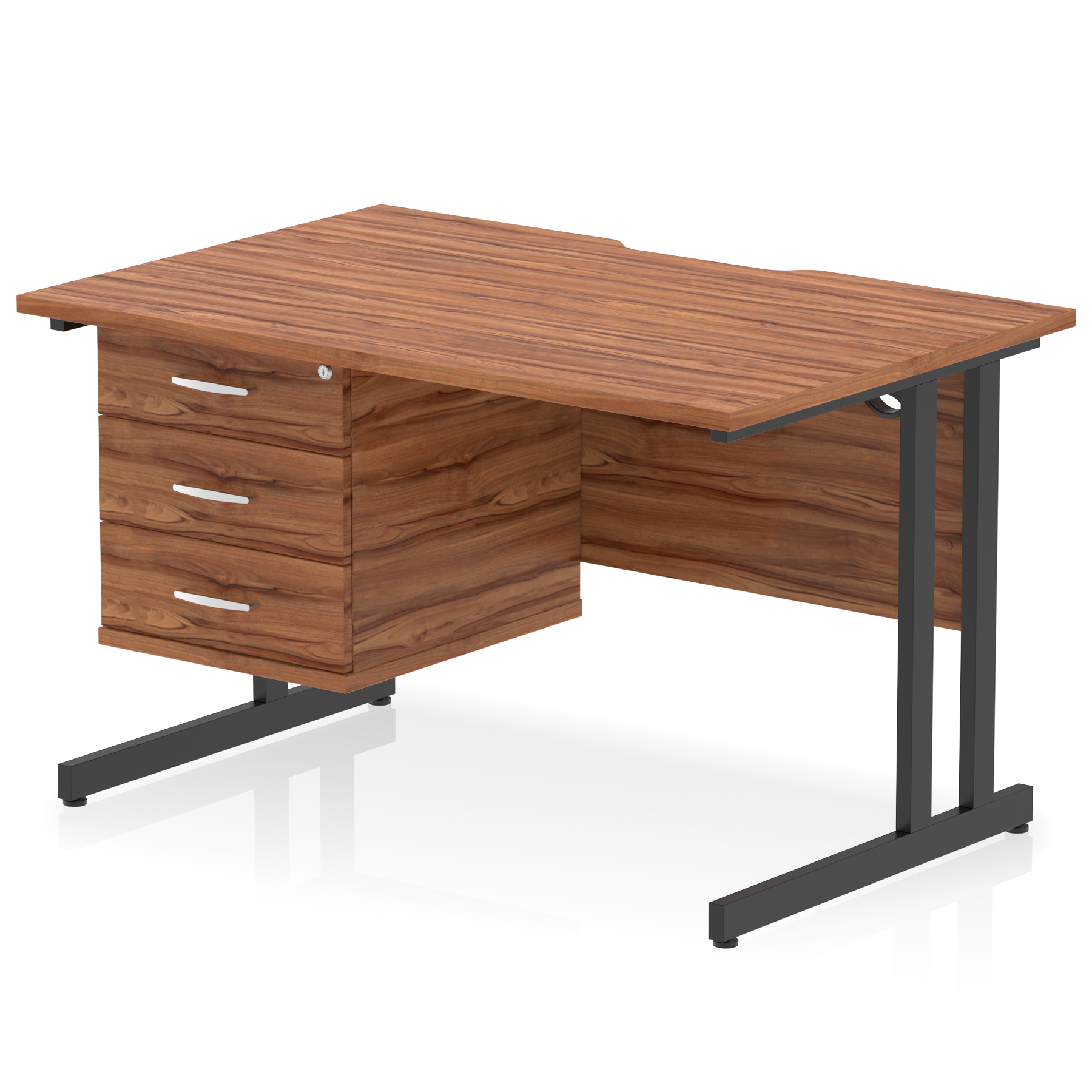 Walnut / Black Frame