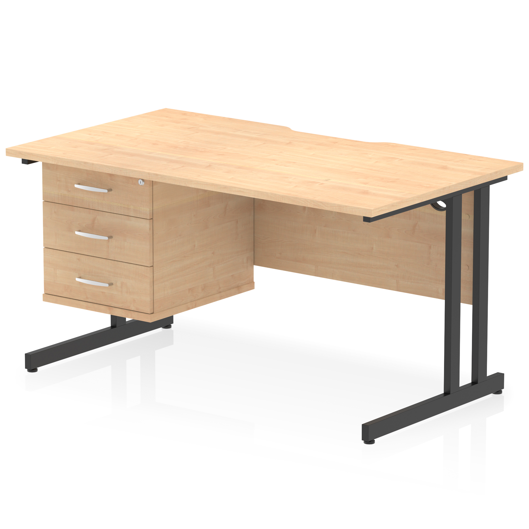 Maple / Black Frame