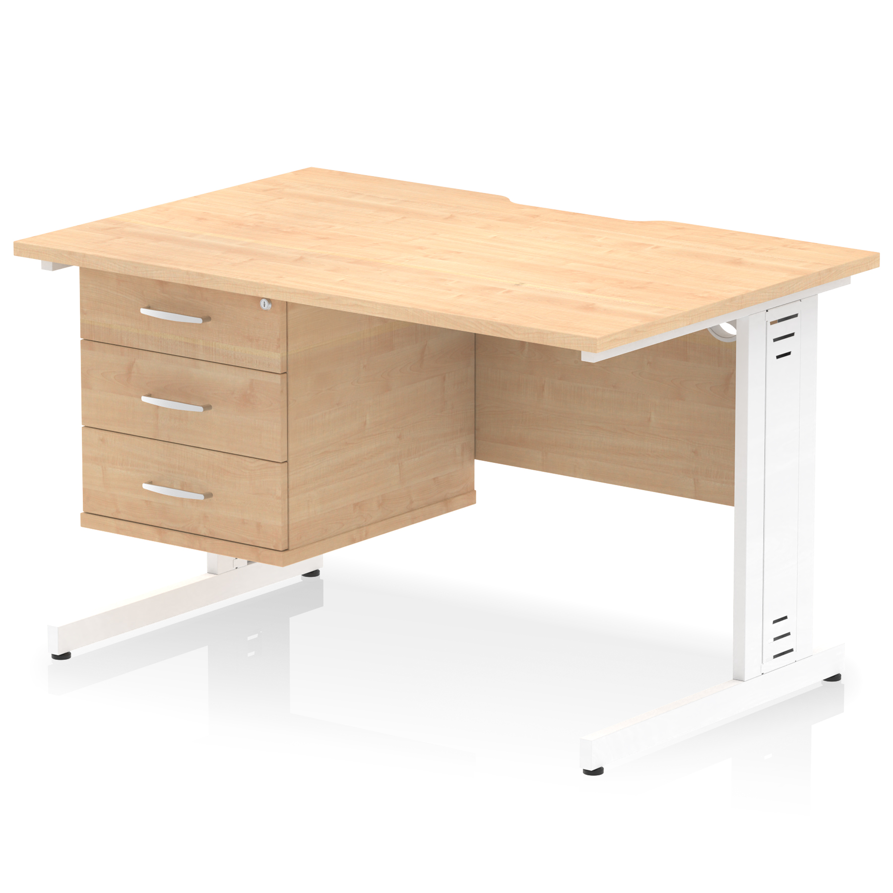 Maple / White Frame