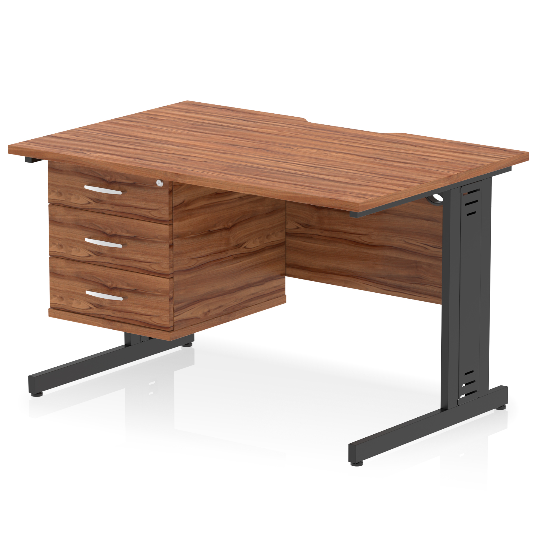 Walnut / Black Frame