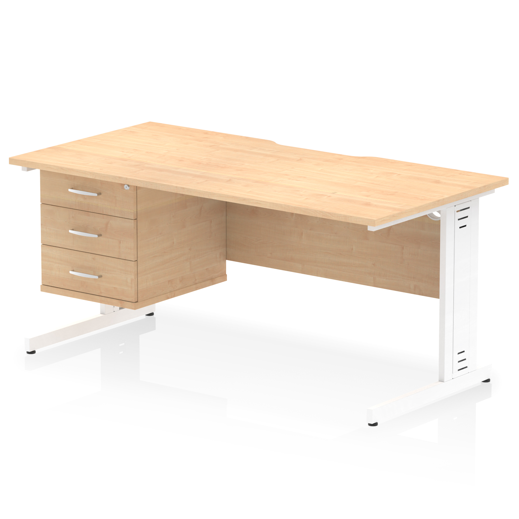 Maple / White Frame