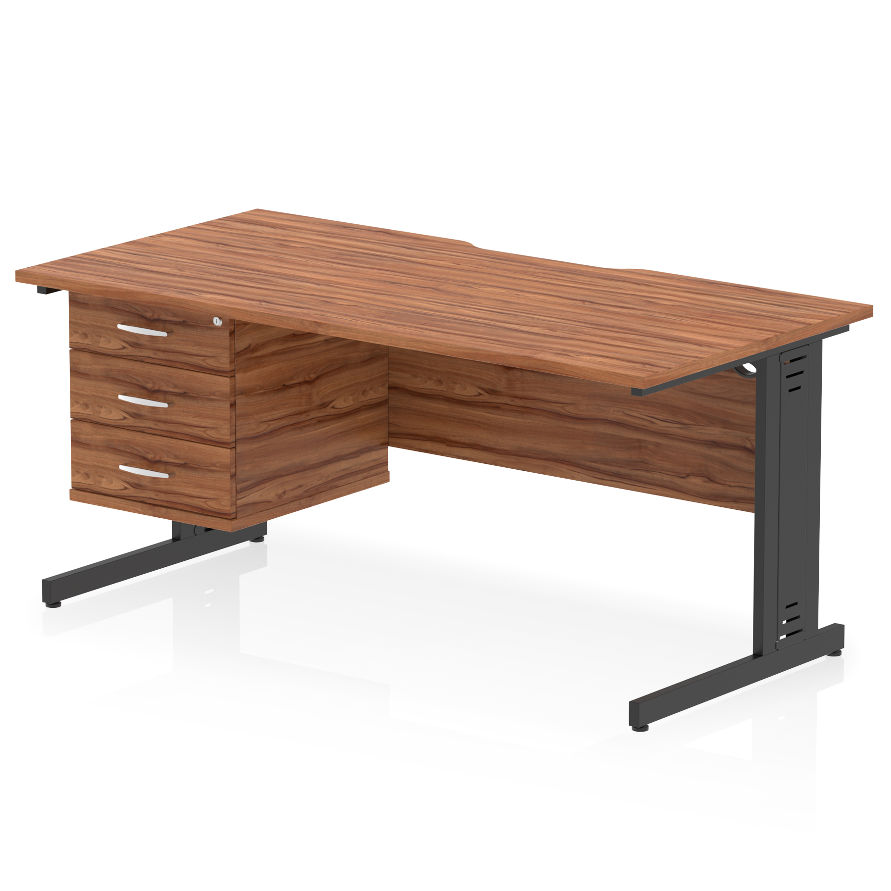 Walnut / Black Frame