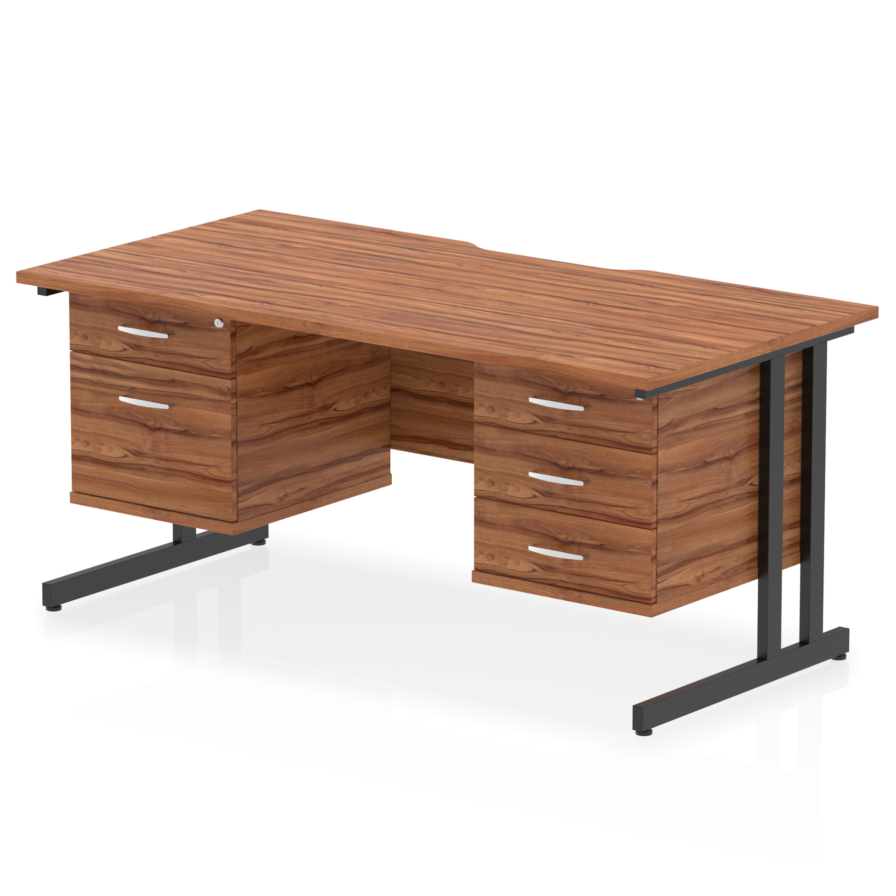 Walnut / Black Frame