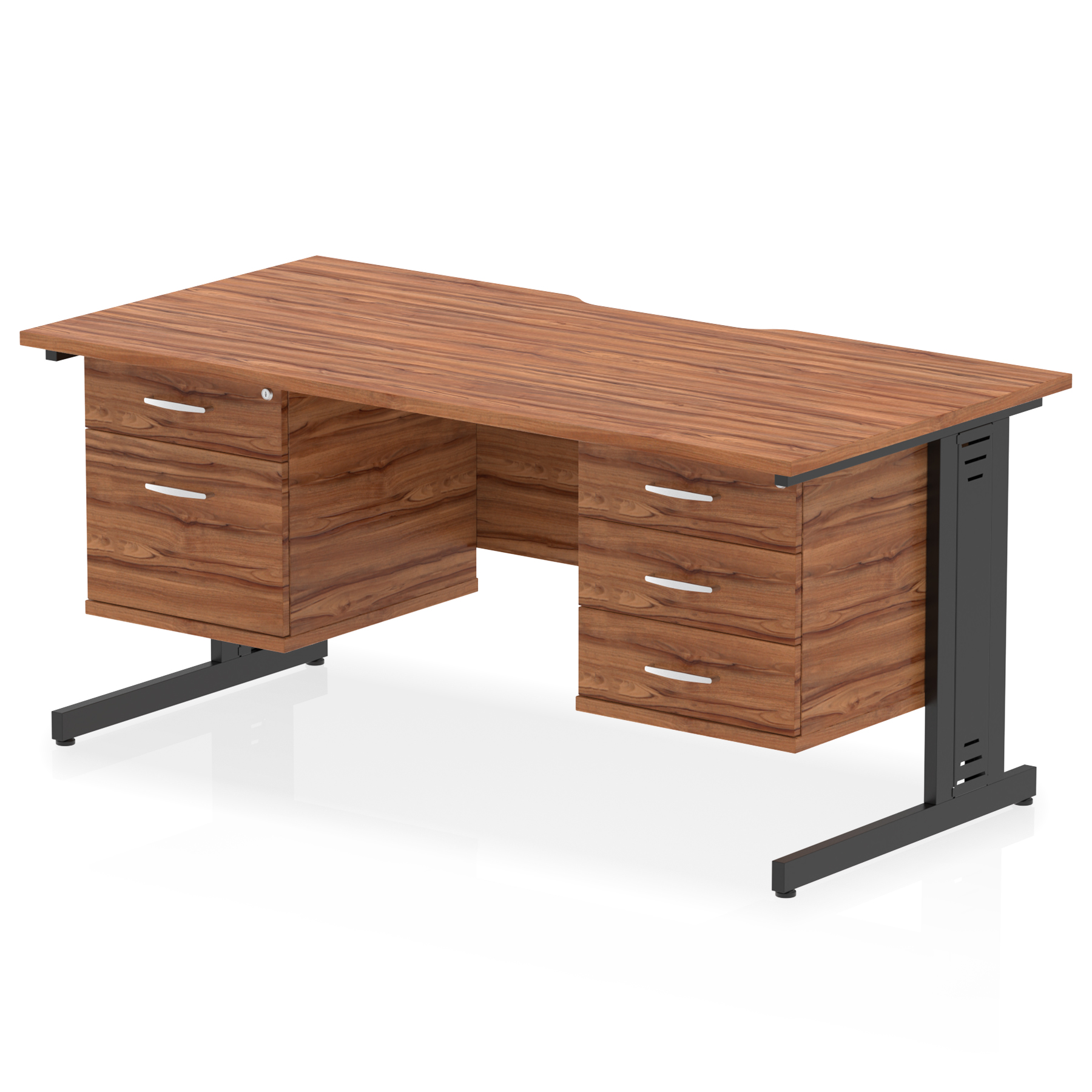 Walnut / Black Frame
