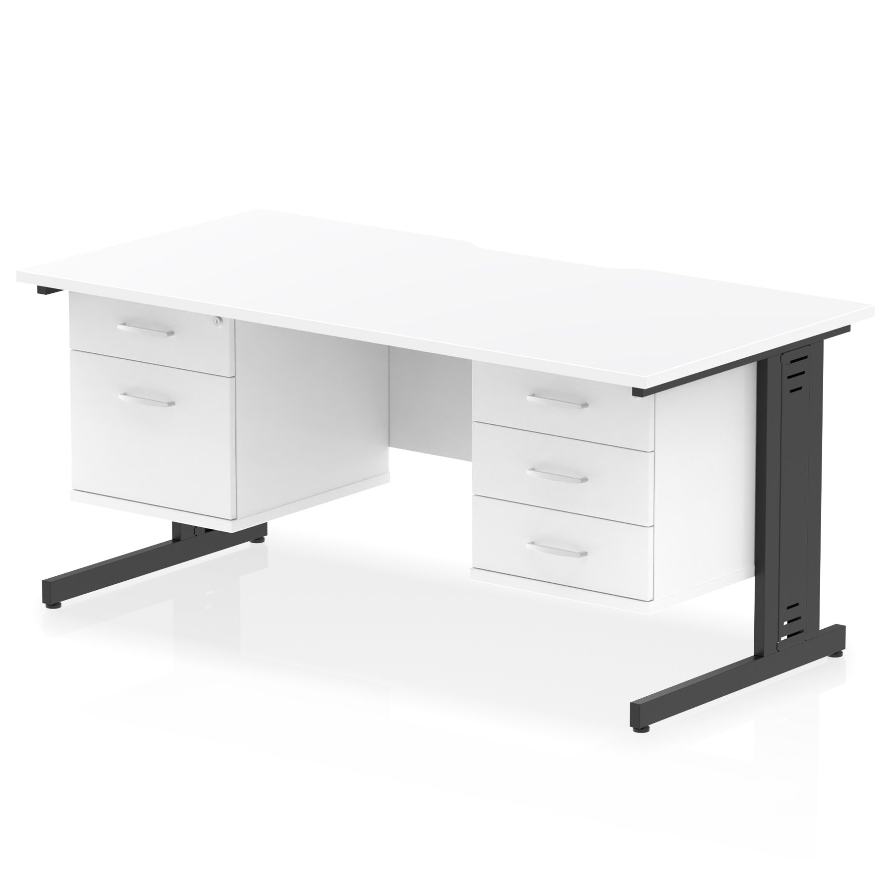 White / Black Frame